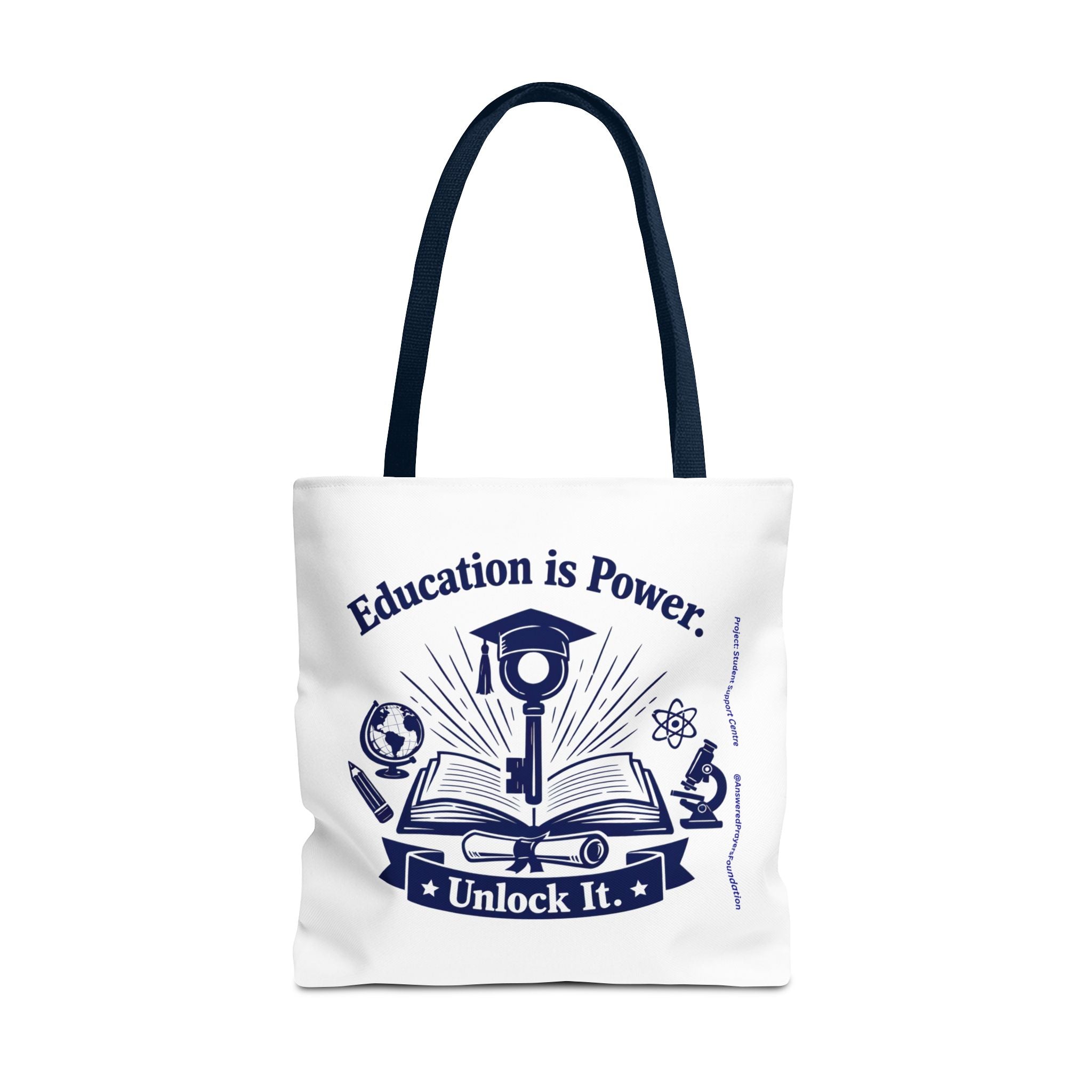 Education Is Power Unlock It Tote Bag | Tote Bag
