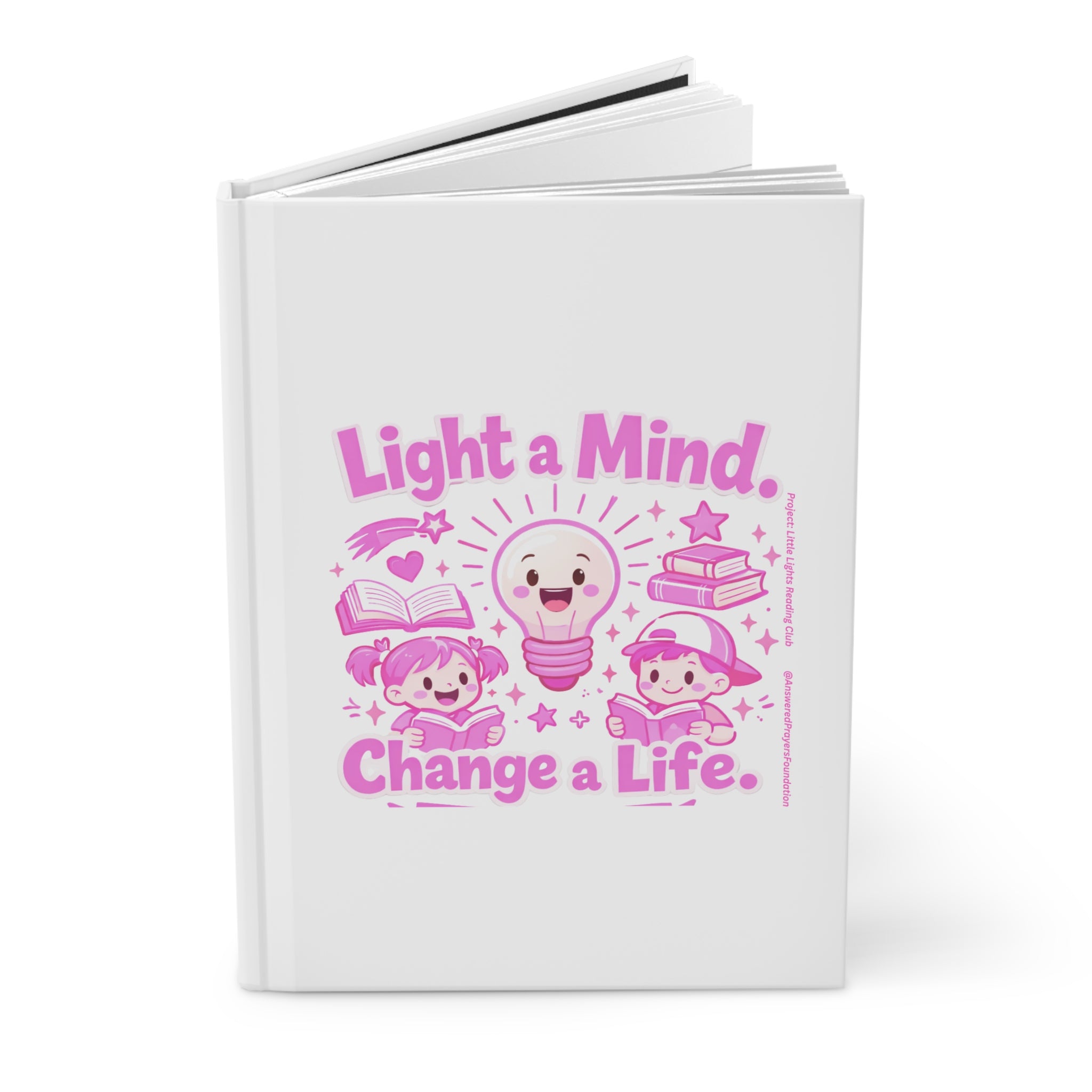 Light a Mind Change a Life Journal | Teacher Inspiration Hardcover Notebook