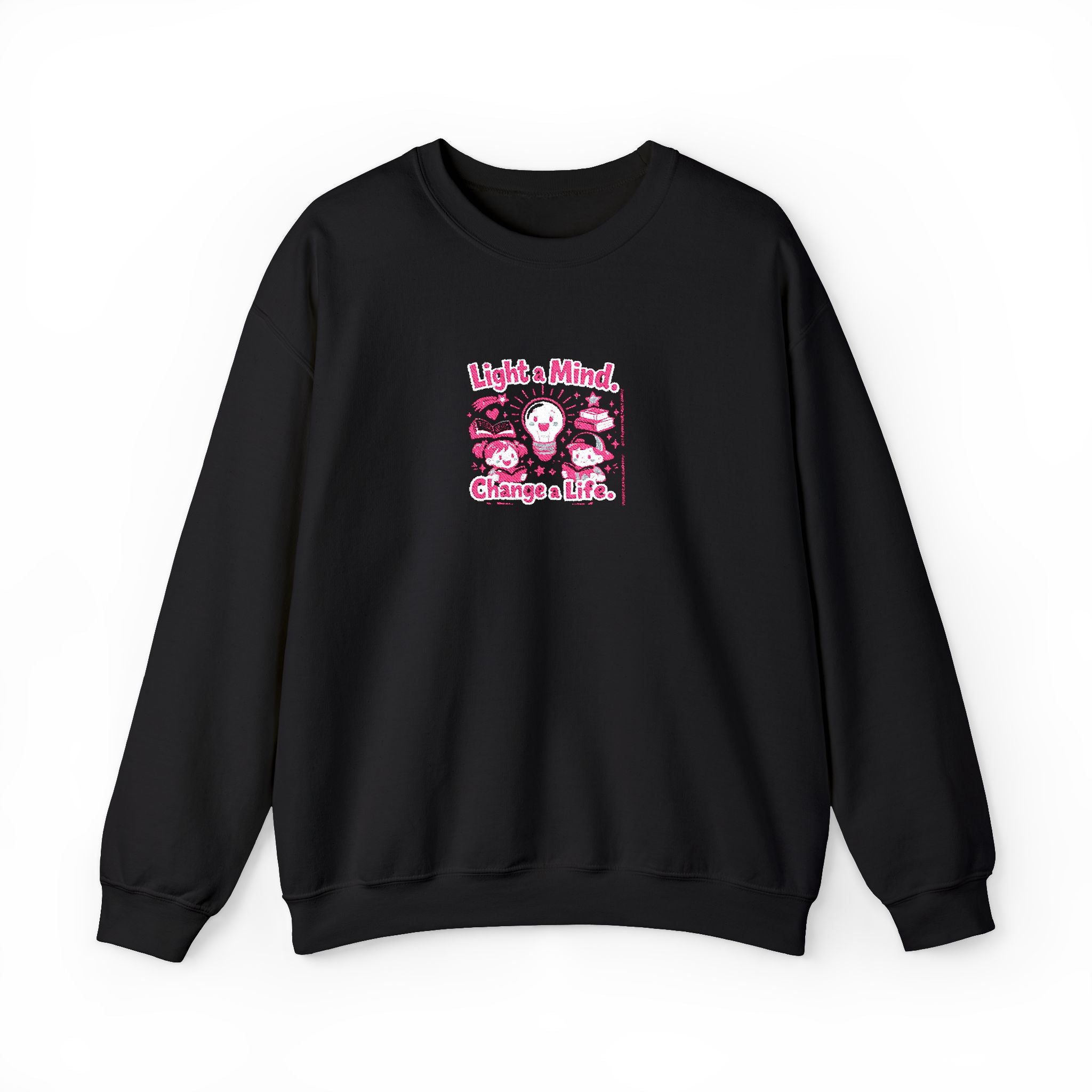 Light A Mind Change A Life Sweatshirt | Crewneck Sweatshirt