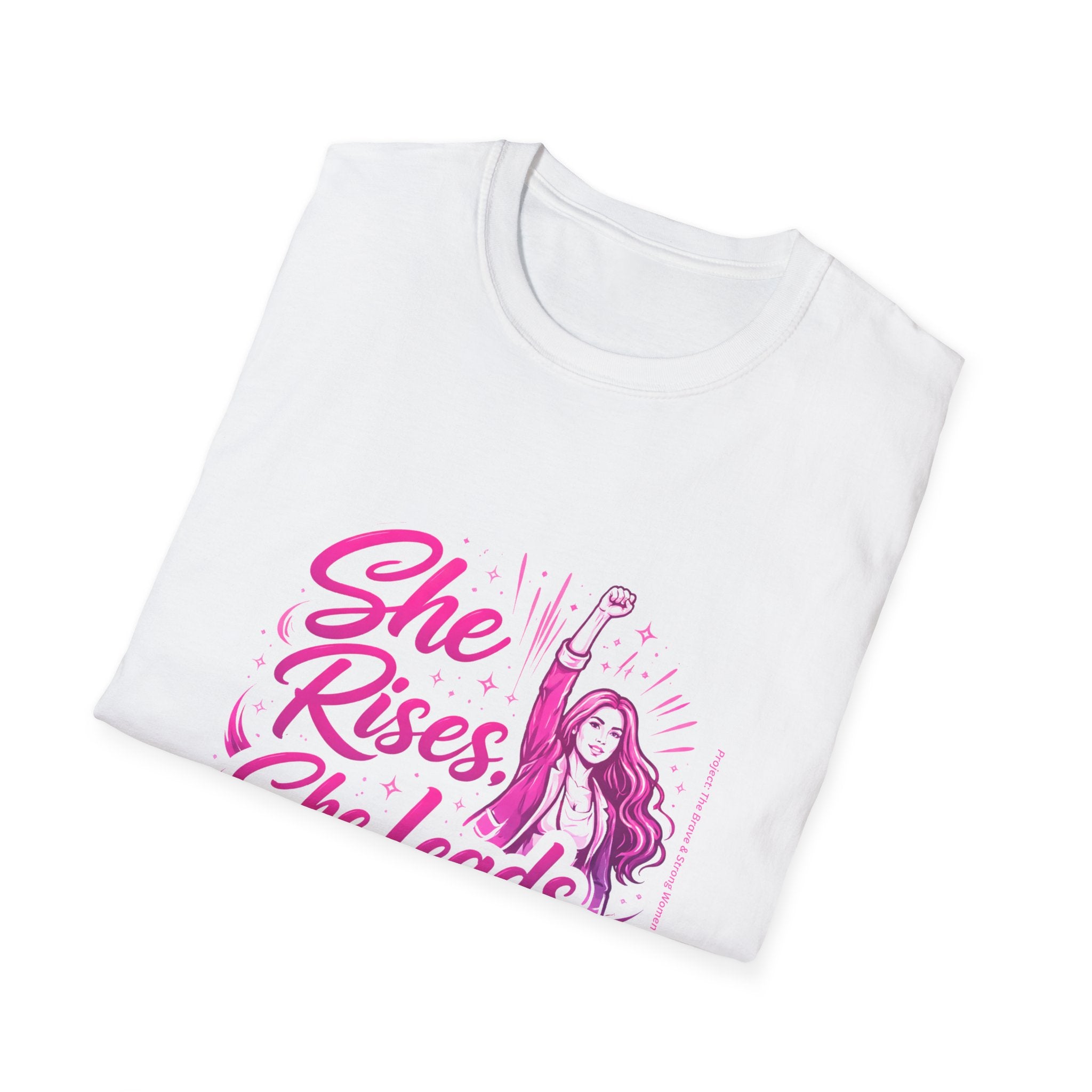She Rises She Leads She Wins T-Shirt | Women Empowerment T-Shirt