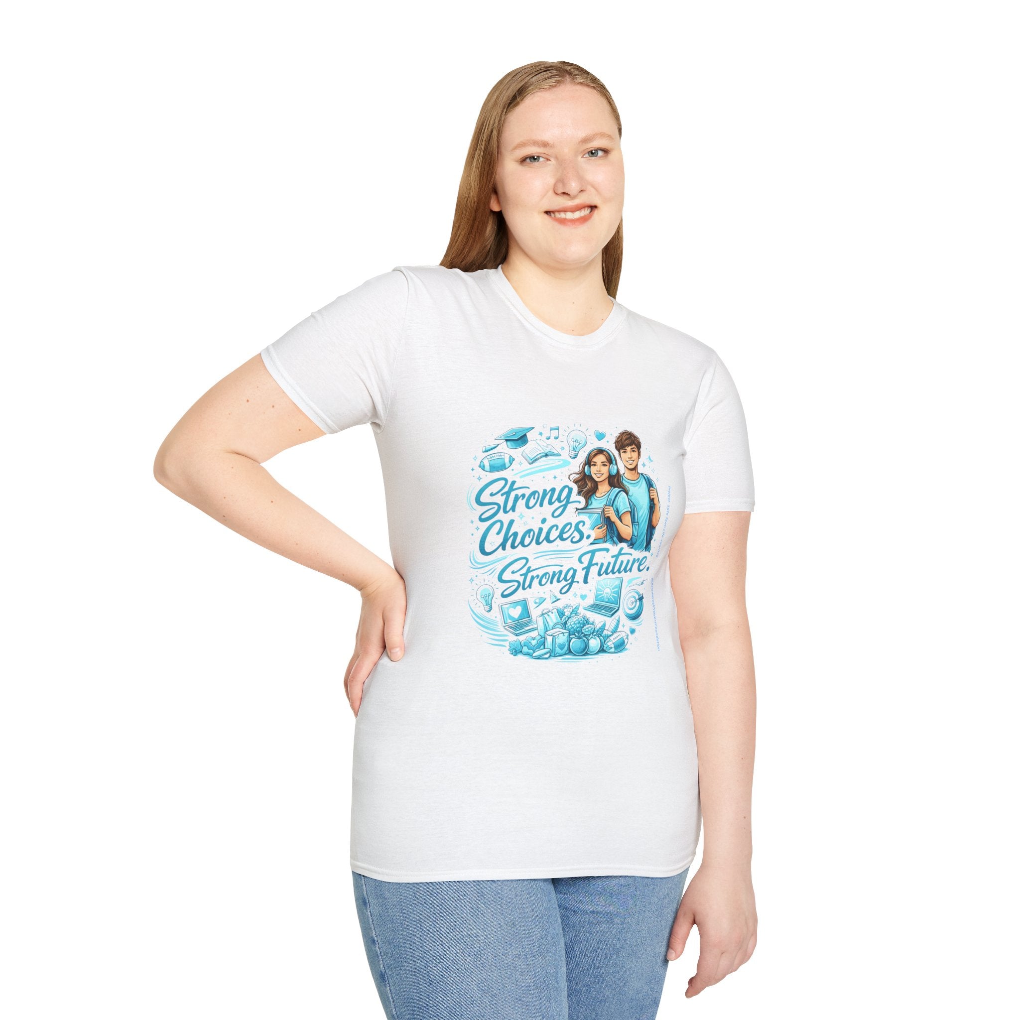 Strong Choices Strong Future T-Shirt | Youth Development Awareness T-Shirt