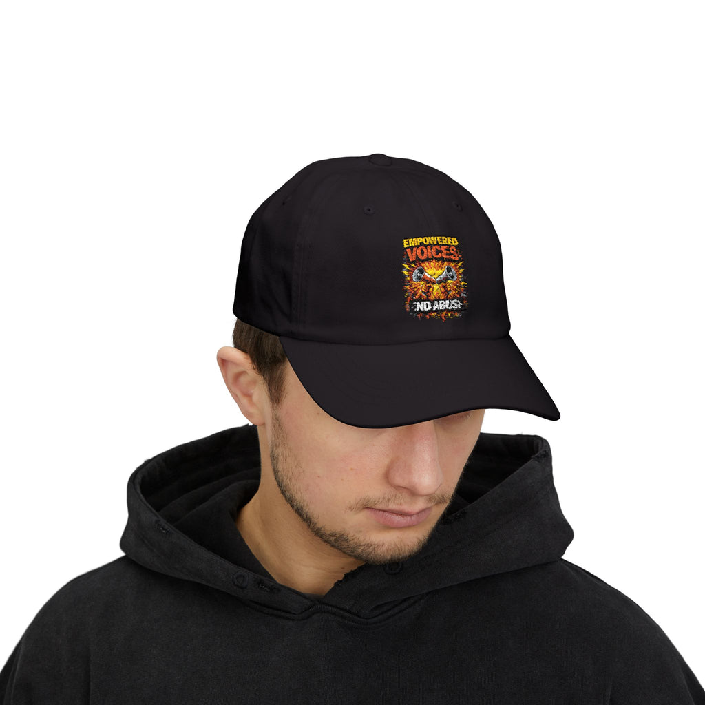 Empowered Voices End Abuse Cap | Anti Abuse Awareness Dad Hat