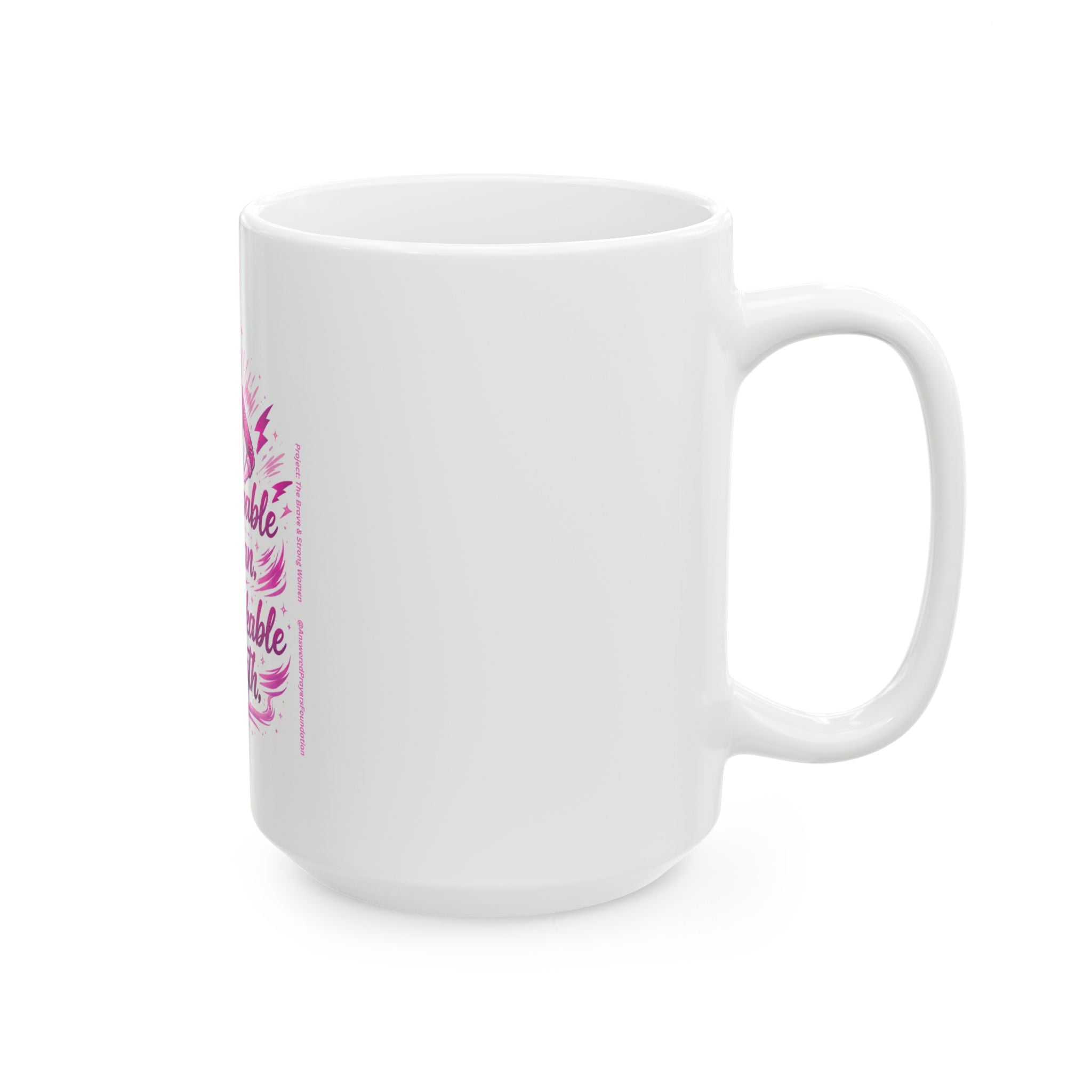 Unstoppable Woman Unbreakable Strength Mug | Women Empowerment Ceramic Coffee Mug