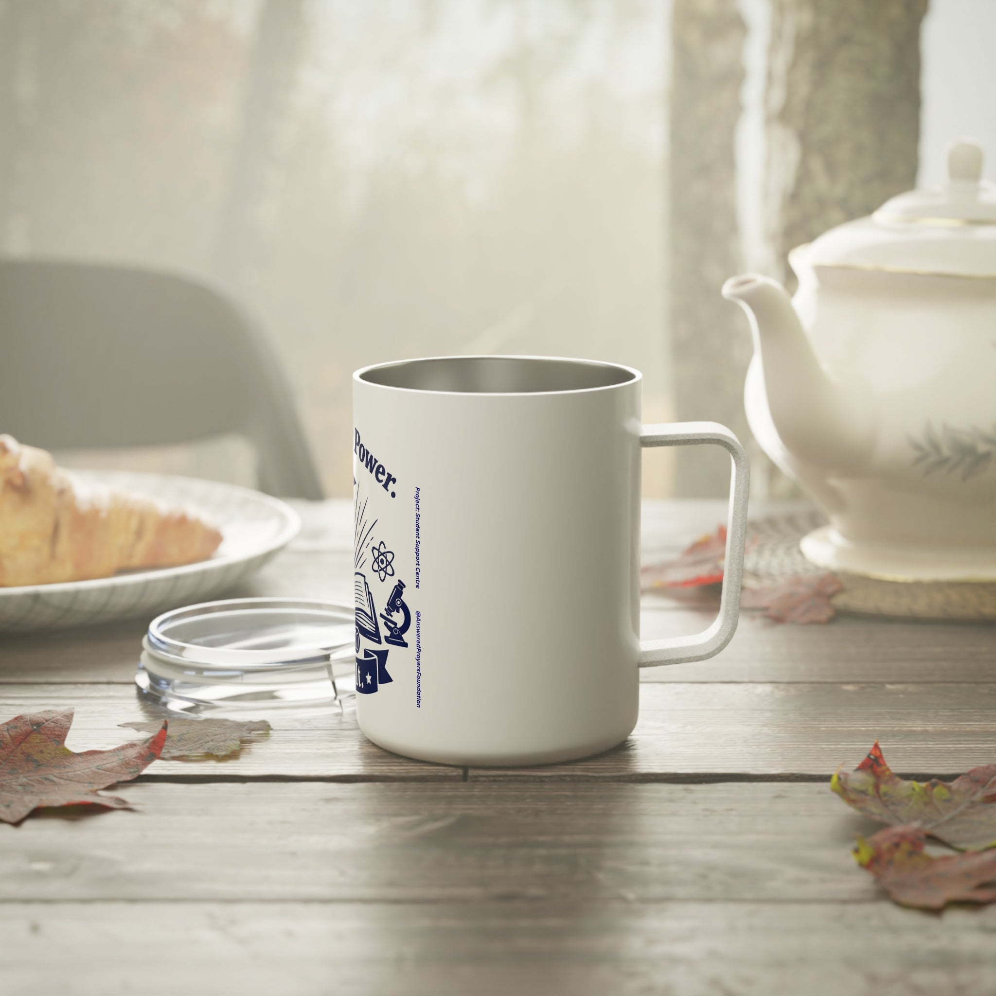 Education Is Power Unlock It Insulated Coffee Mug | 10oz