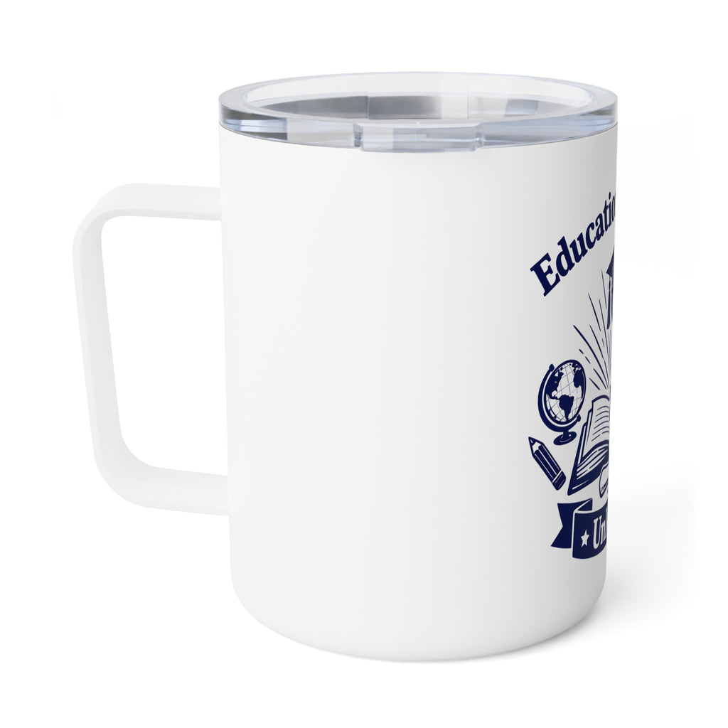 Education Is Power Unlock It Insulated Coffee Mug | 10oz