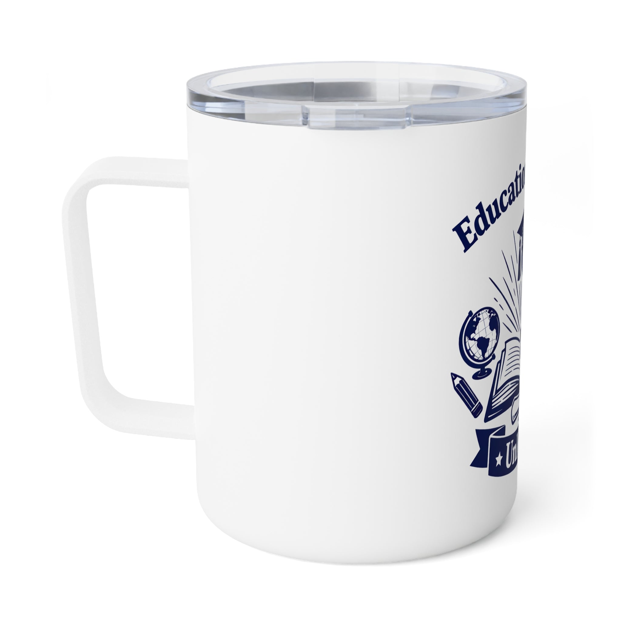 Education Is Power Unlock It Insulated Coffee Mug | 10oz