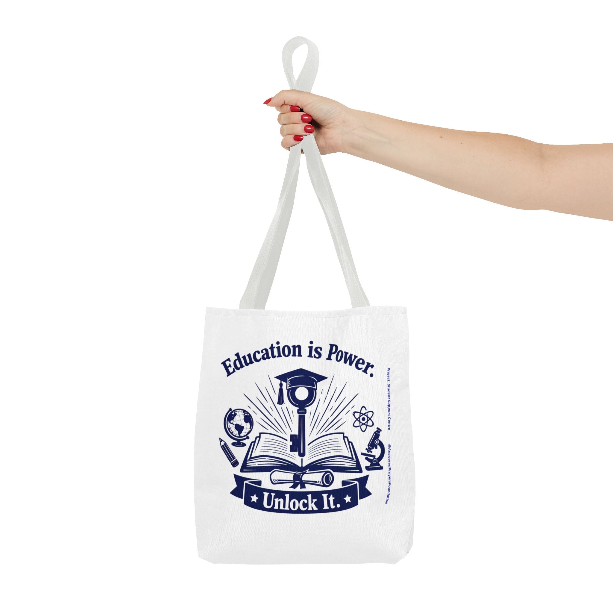 Education Is Power Unlock It Tote Bag | Tote Bag