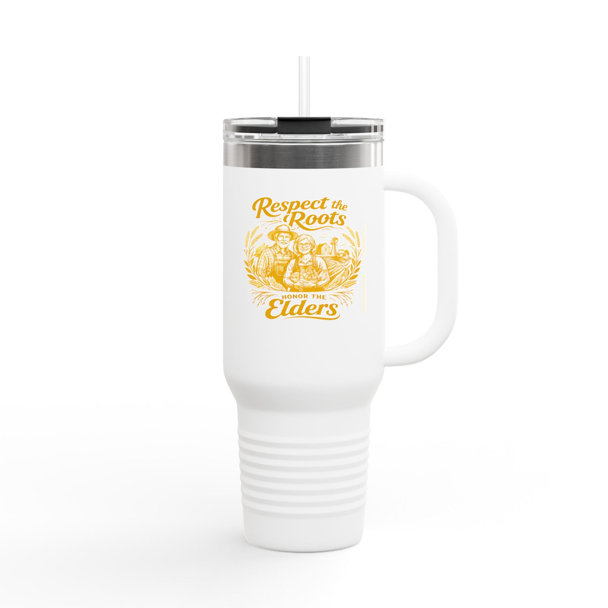 Respect The Roots Honor The Elders Insulated Travel Mug | 40oz