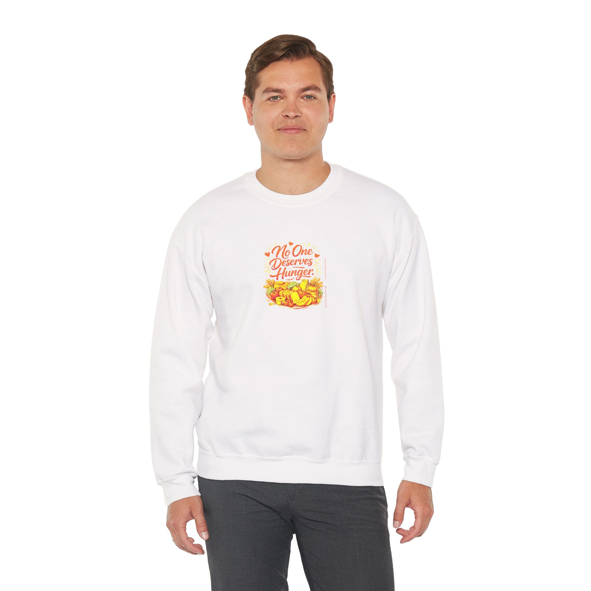No One Deserves Hunger Sweatshirt | Premium Sweatshirt
