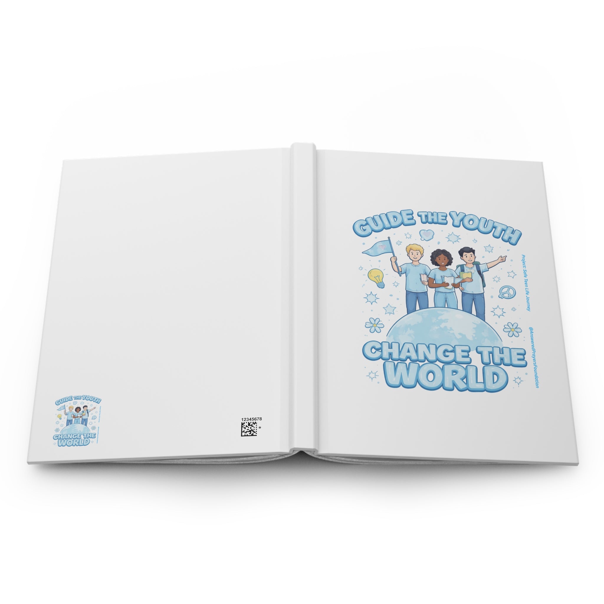 Guide the Youth Change the World Hardcover Journal | Inspirational Youth Leadership Notebook