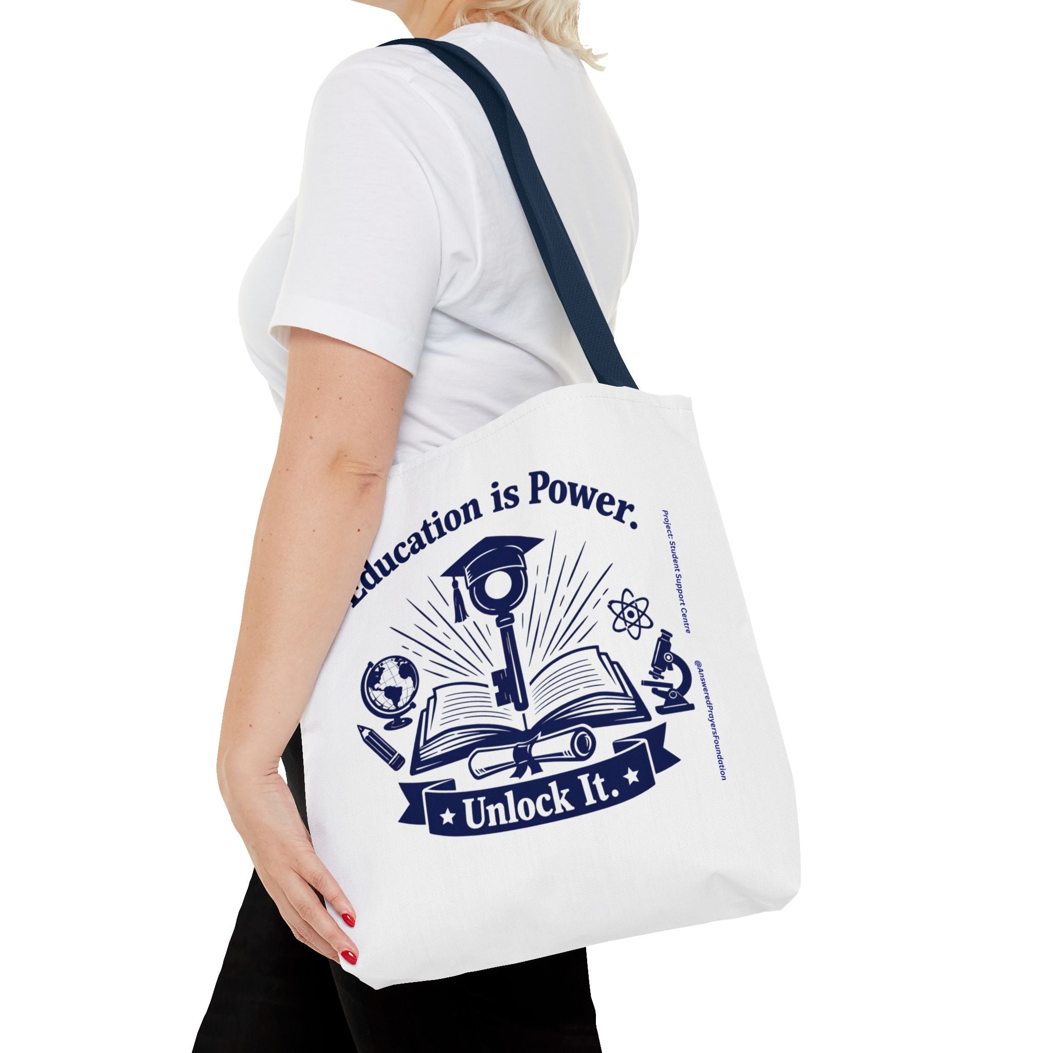 Education Is Power Unlock It Tote Bag | Tote Bag