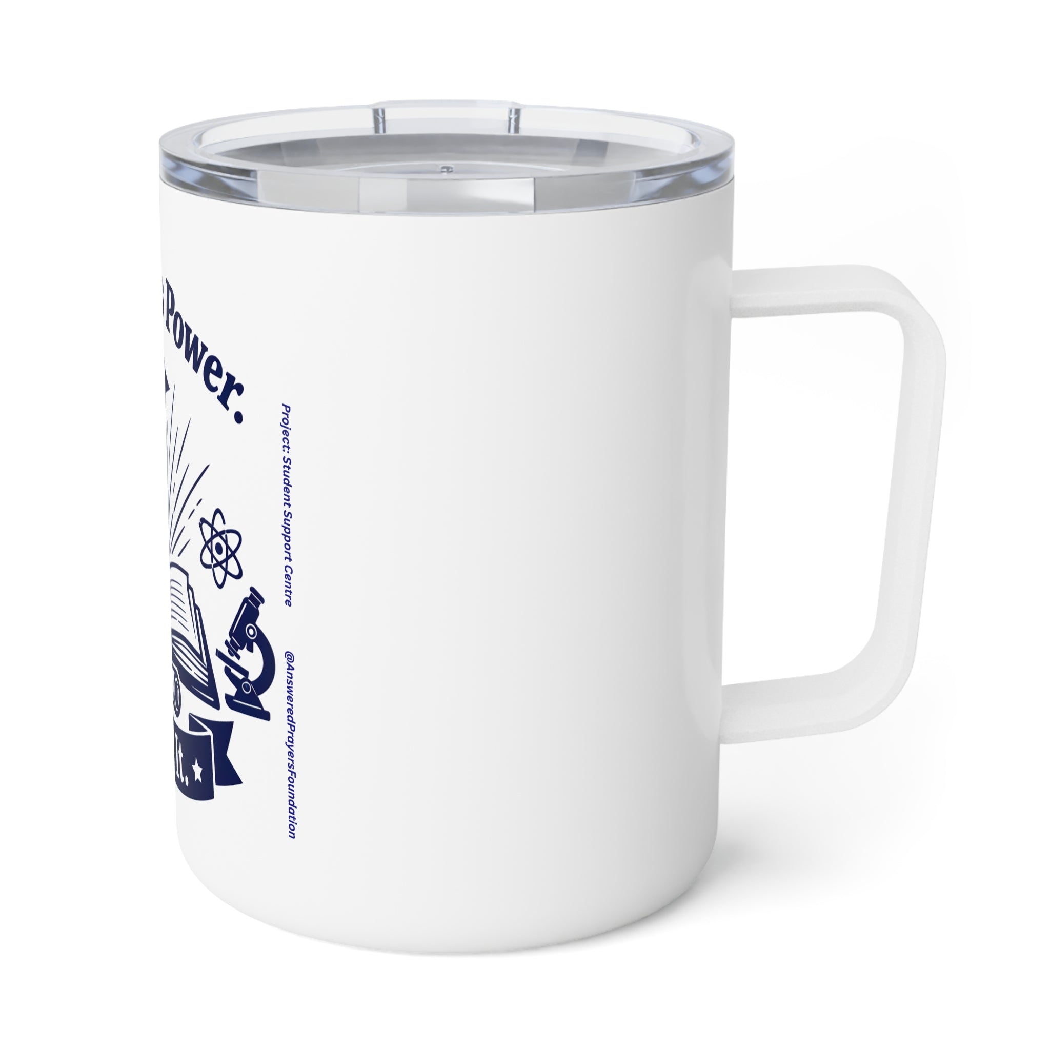 Education Is Power Unlock It Insulated Coffee Mug | 10oz