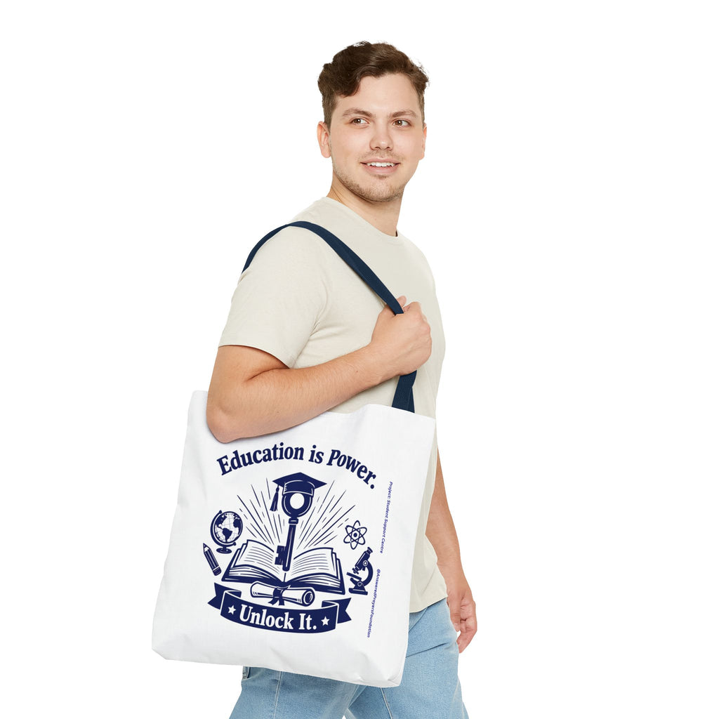 Education Is Power Unlock It Tote Bag | Tote Bag