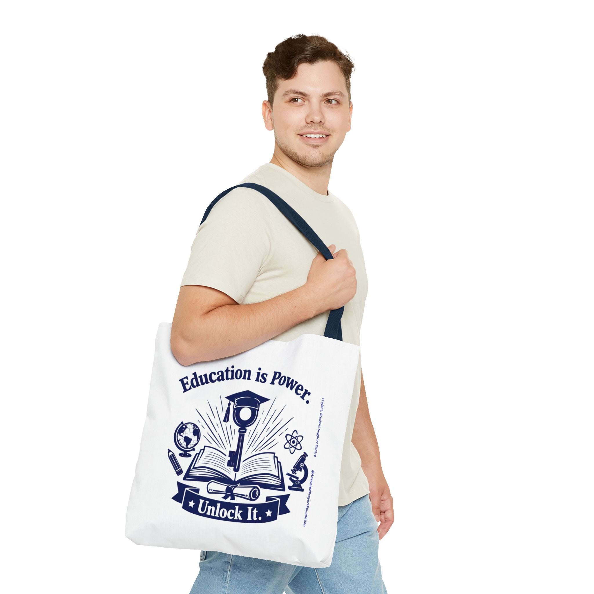 Education Is Power Unlock It Tote Bag | Tote Bag