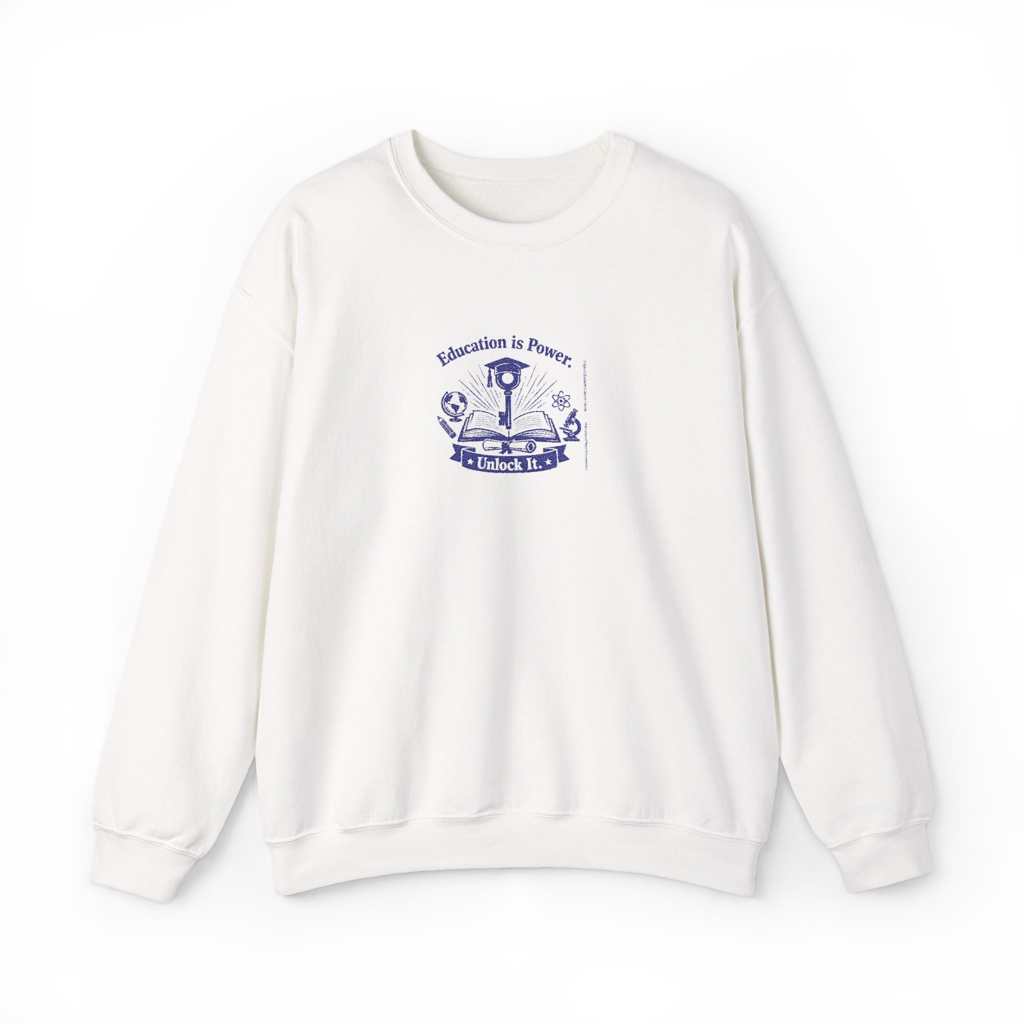 Education Is Power Unlock It Sweatshirt | Unisex Crewneck Sweatshirt