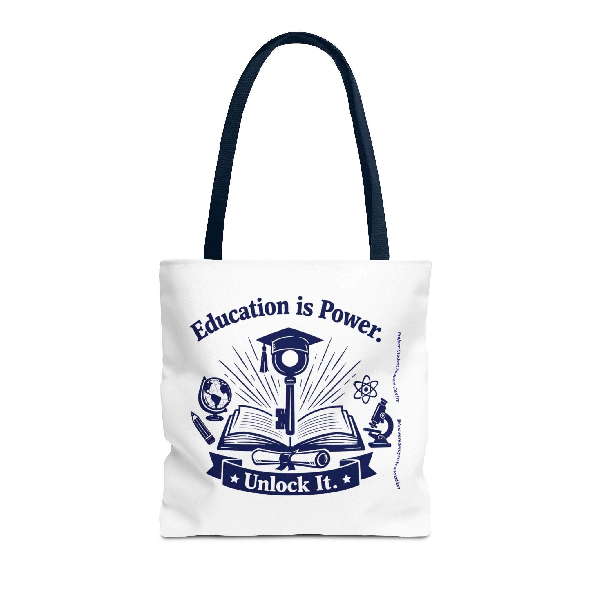 Education Is Power Unlock It Tote Bag | Tote Bag