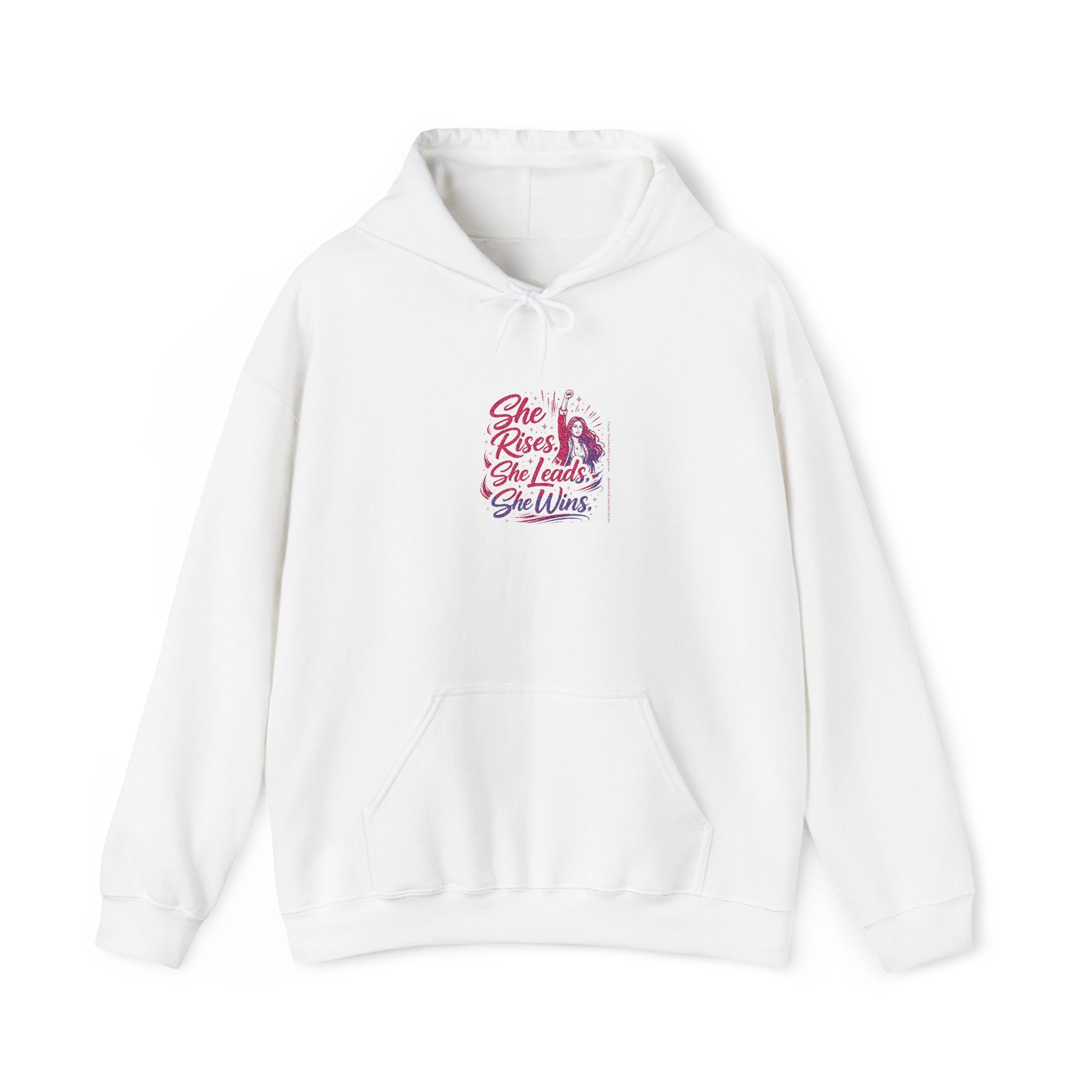 She Rises, She Leads, She Wins Hoodie Women Empowerment Hoodie