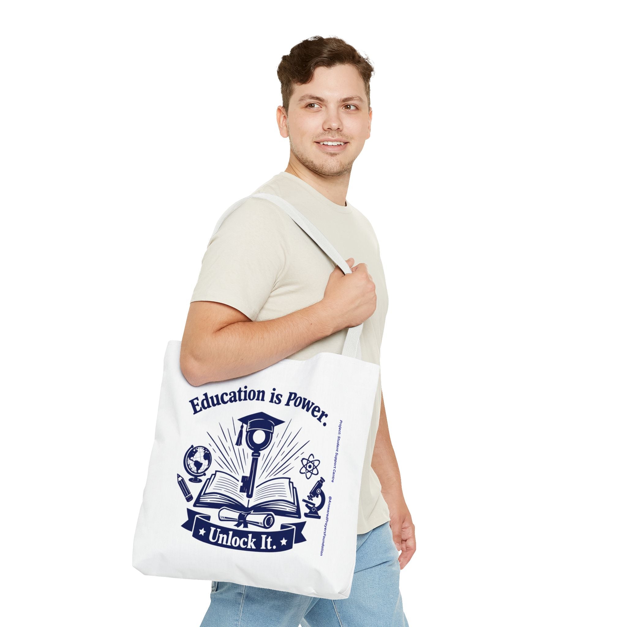 Education Is Power Unlock It Tote Bag | Tote Bag