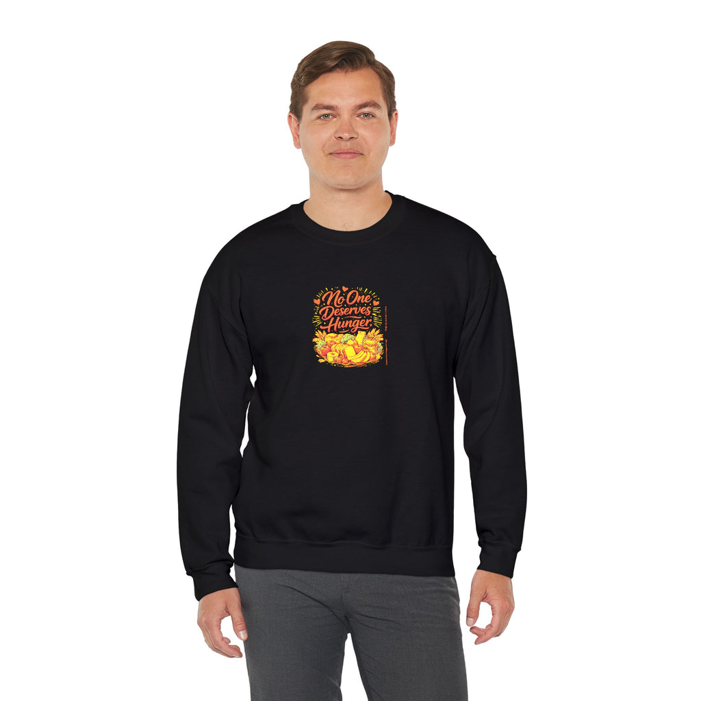 No One Deserves Hunger Sweatshirt | Premium Sweatshirt
