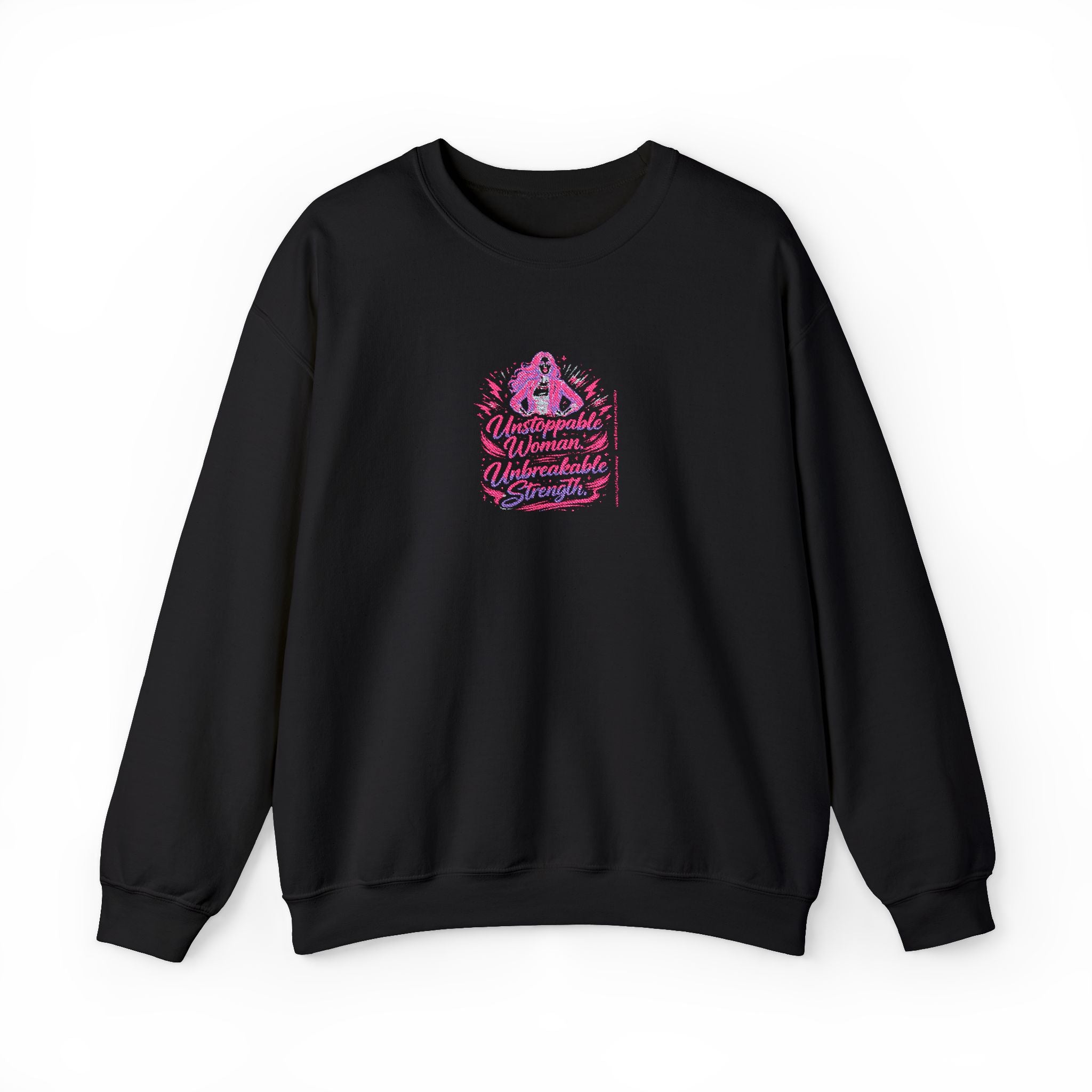 Unstoppable Woman Unbreakable Strength Sweatshirt | Women Empowerment Crewneck Sweatshirt