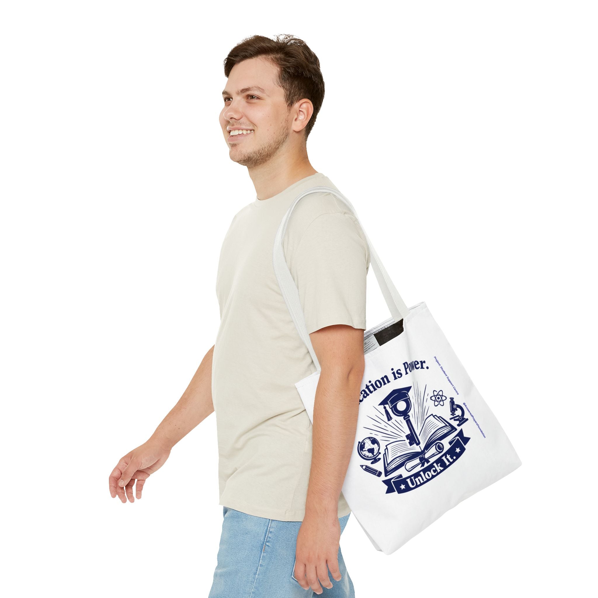 Education Is Power Unlock It Tote Bag | Tote Bag