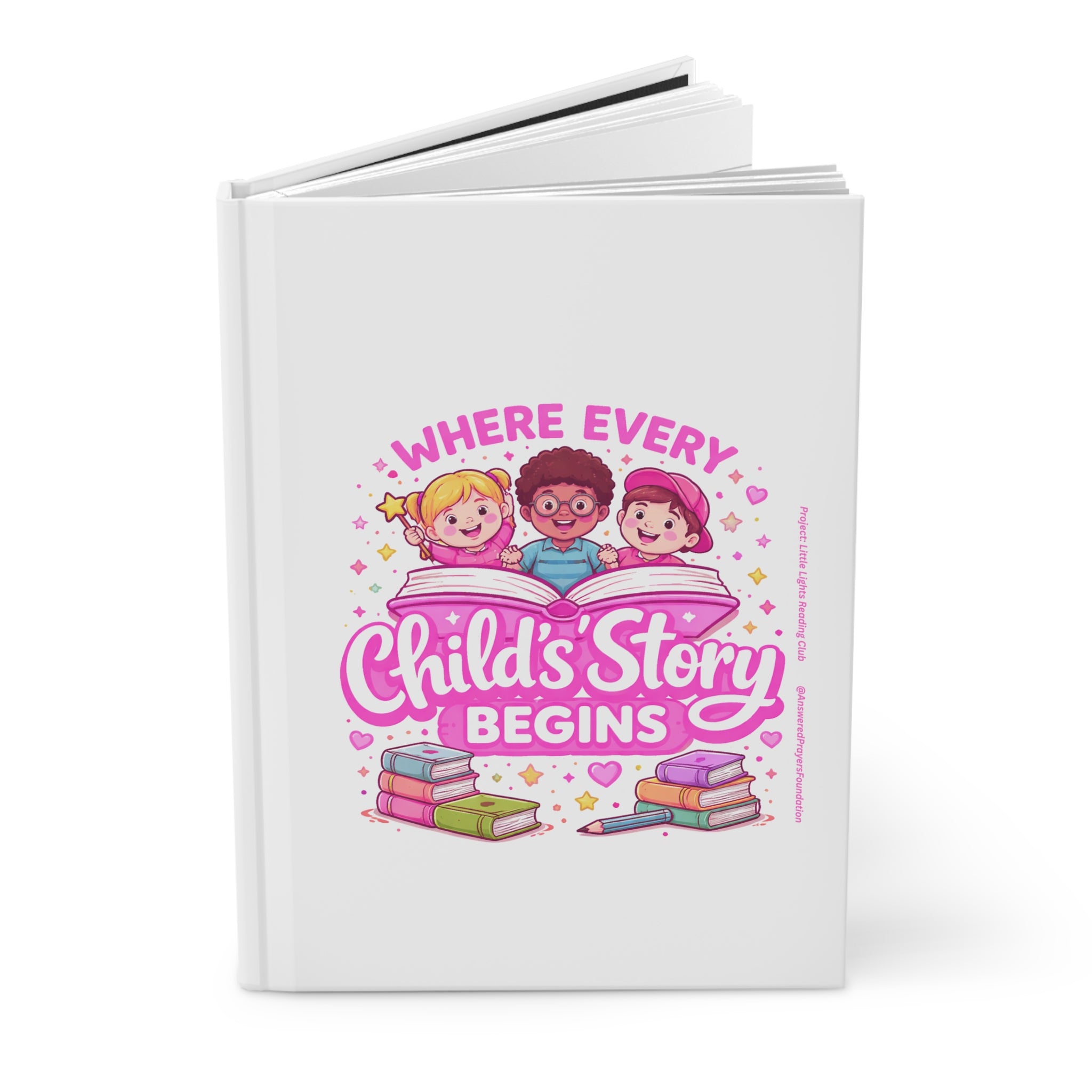 Where Every Child's Story Begins Journal | Hardcover Matte Notebook