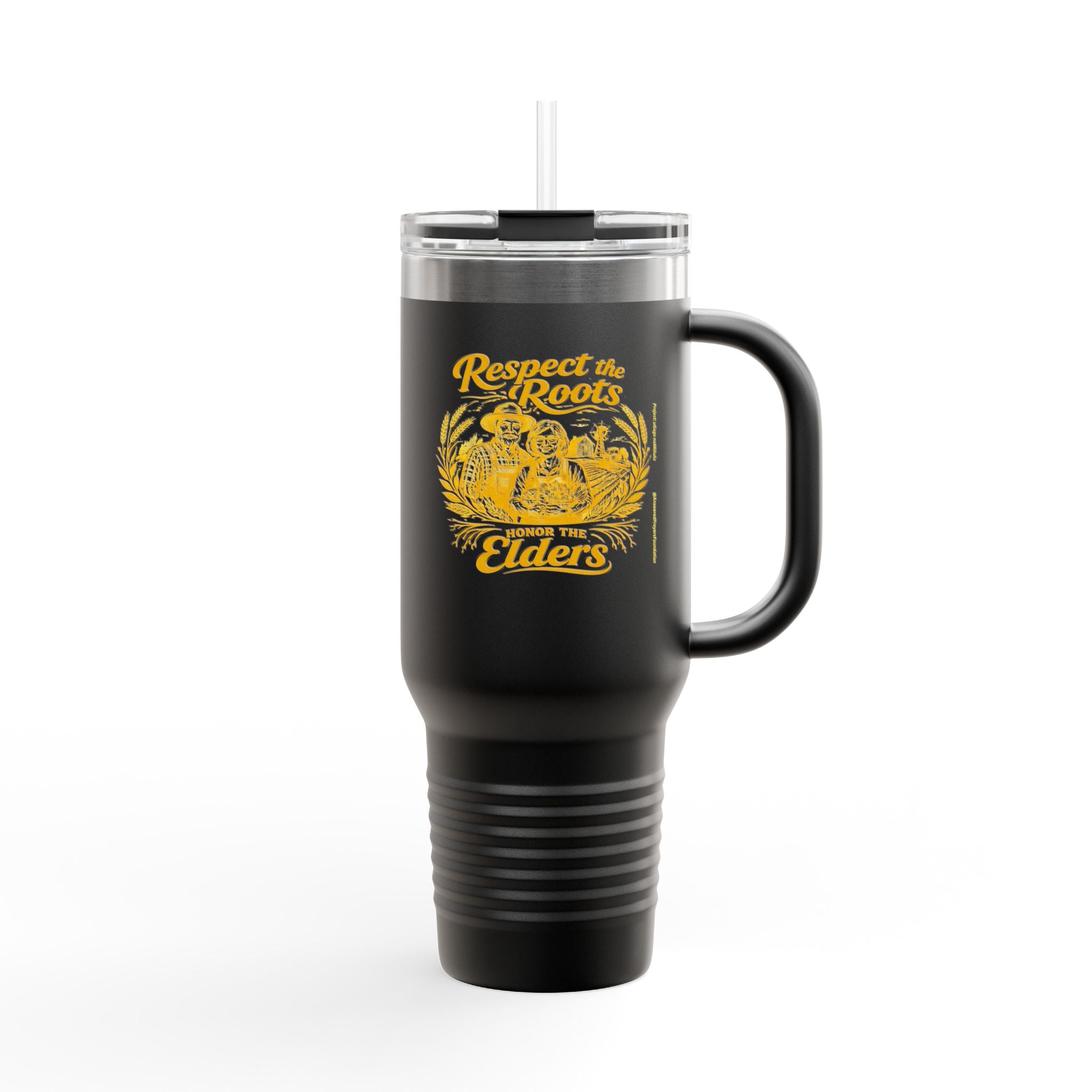 Respect The Roots Honor The Elders Insulated Travel Mug | 40oz