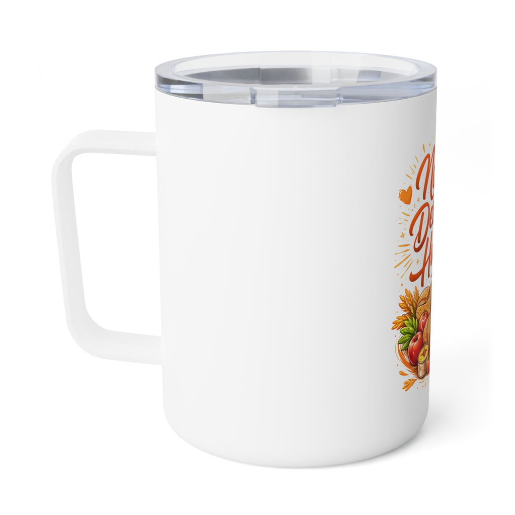 No One Deserves Hunger Insulated Mug | 10oz Travel Tumbler