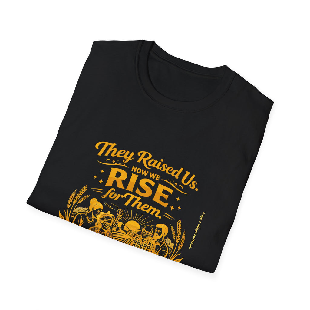 They Raised Us Now We Rise For Them T-Shirt | Elderly Care Awareness T-Shirt