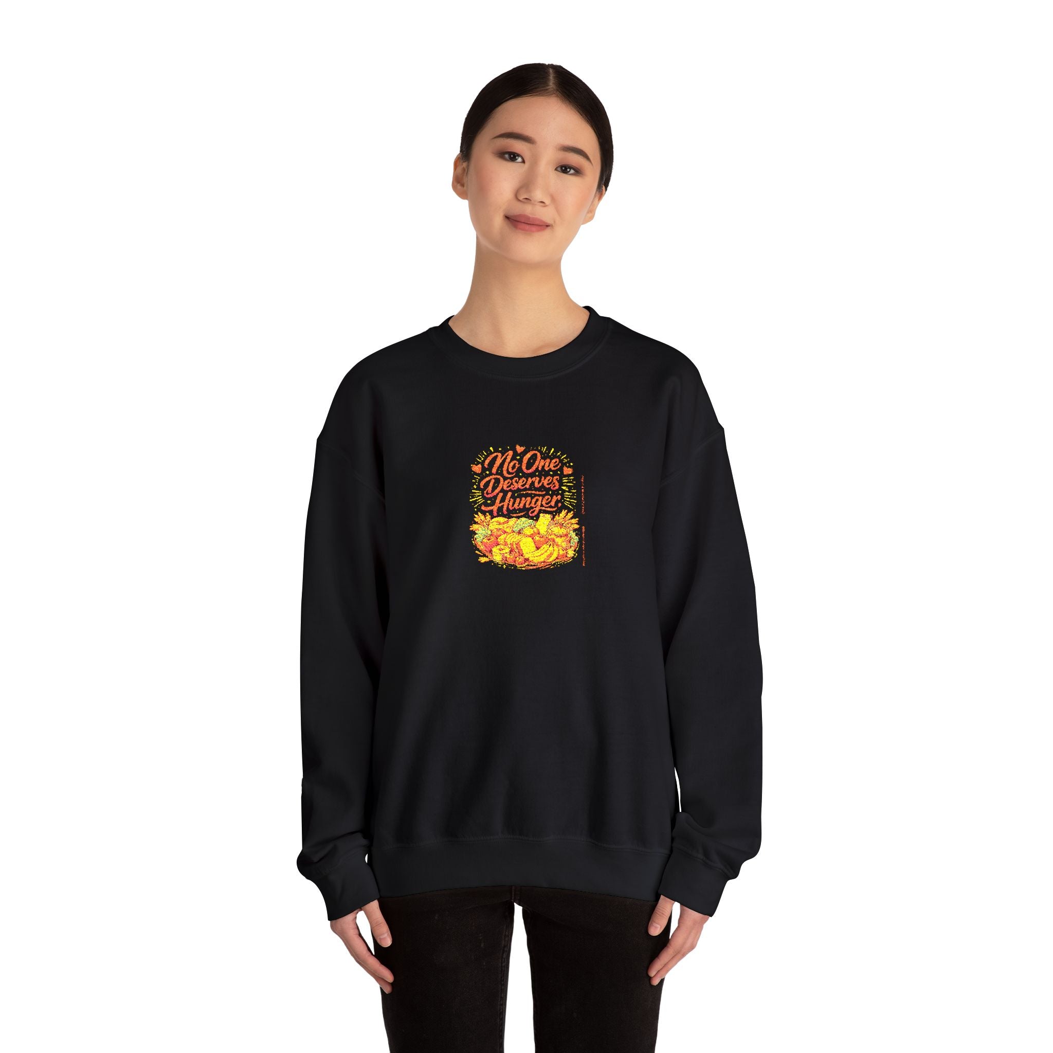 No One Deserves Hunger Sweatshirt | Premium Sweatshirt