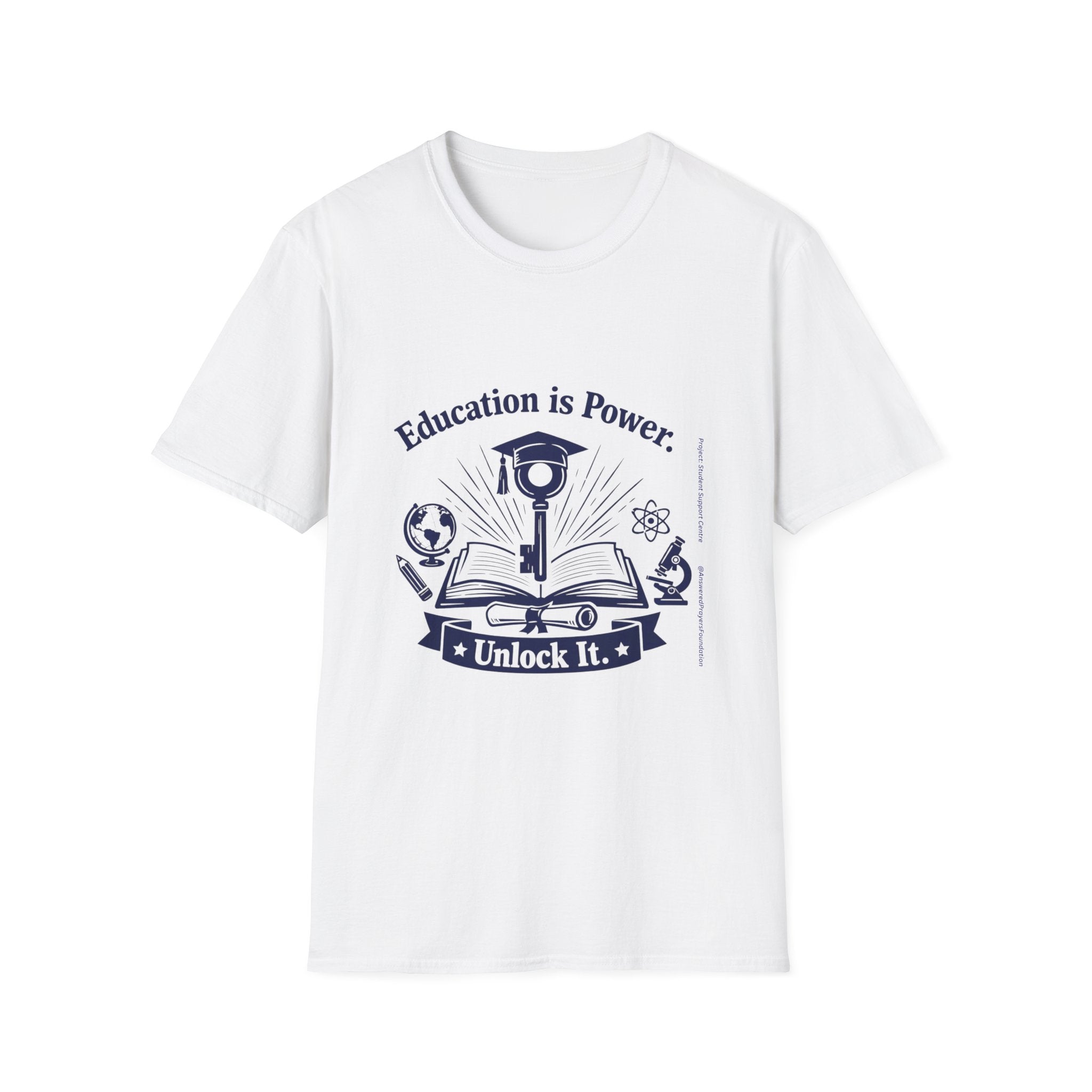 Education Is Power Unlock It T-Shirt | Education Awareness T-Shirt