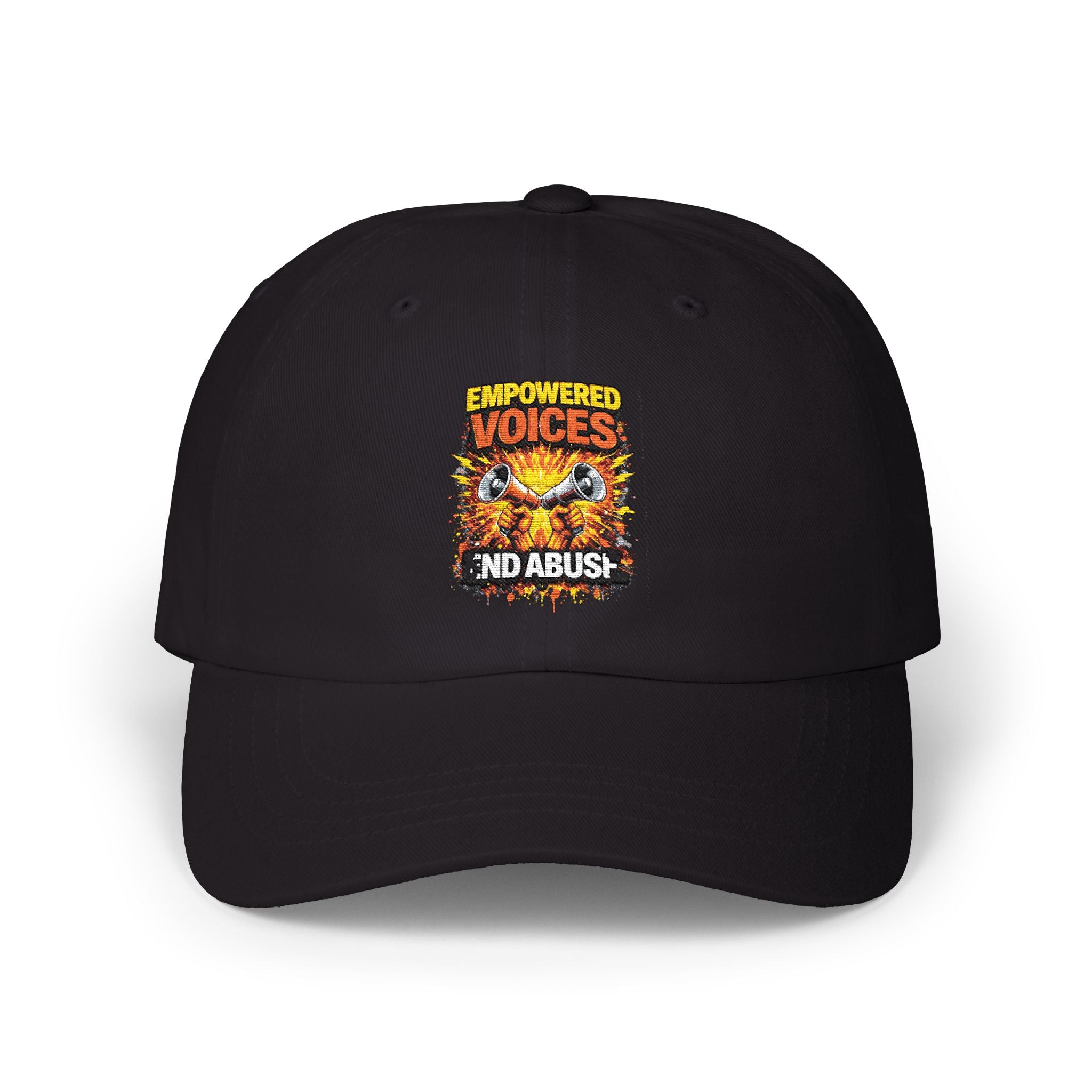 Empowered Voices End Abuse Cap | Anti Abuse Awareness Dad Hat