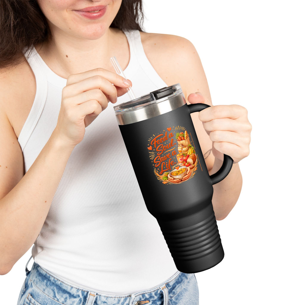 Feed a Soul Save a Life Travel Mug | 40oz Insulated Tumbler