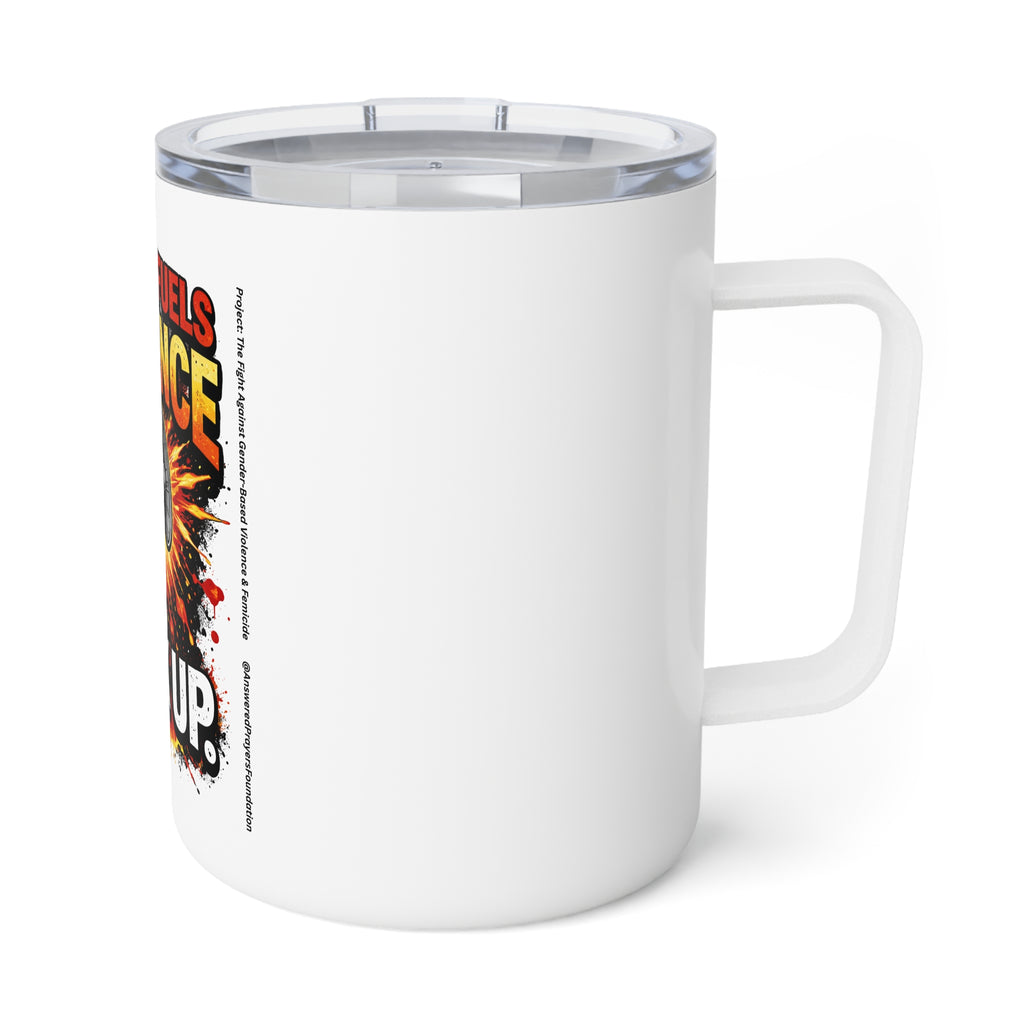 Silence Fuels Violence Speak Up Insulated Coffee Mug | 10oz