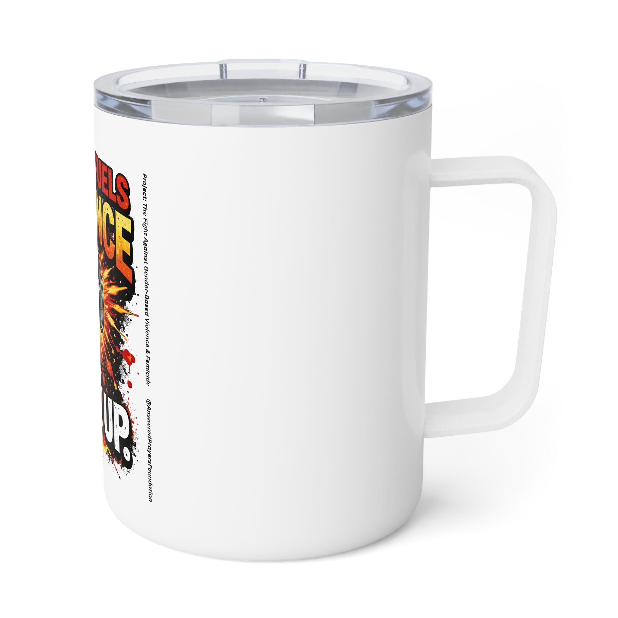 Silence Fuels Violence Speak Up Insulated Coffee Mug | 10oz