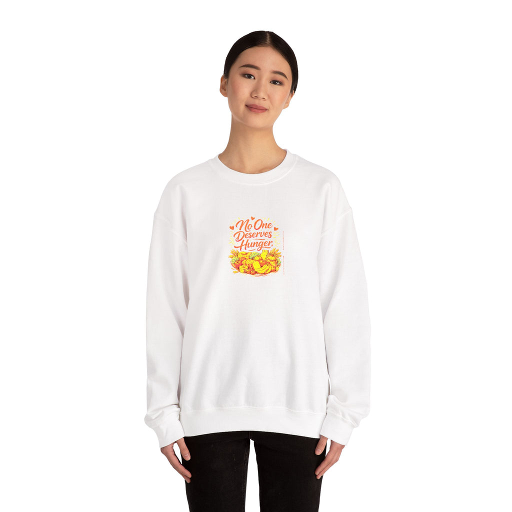 No One Deserves Hunger Sweatshirt | Premium Sweatshirt