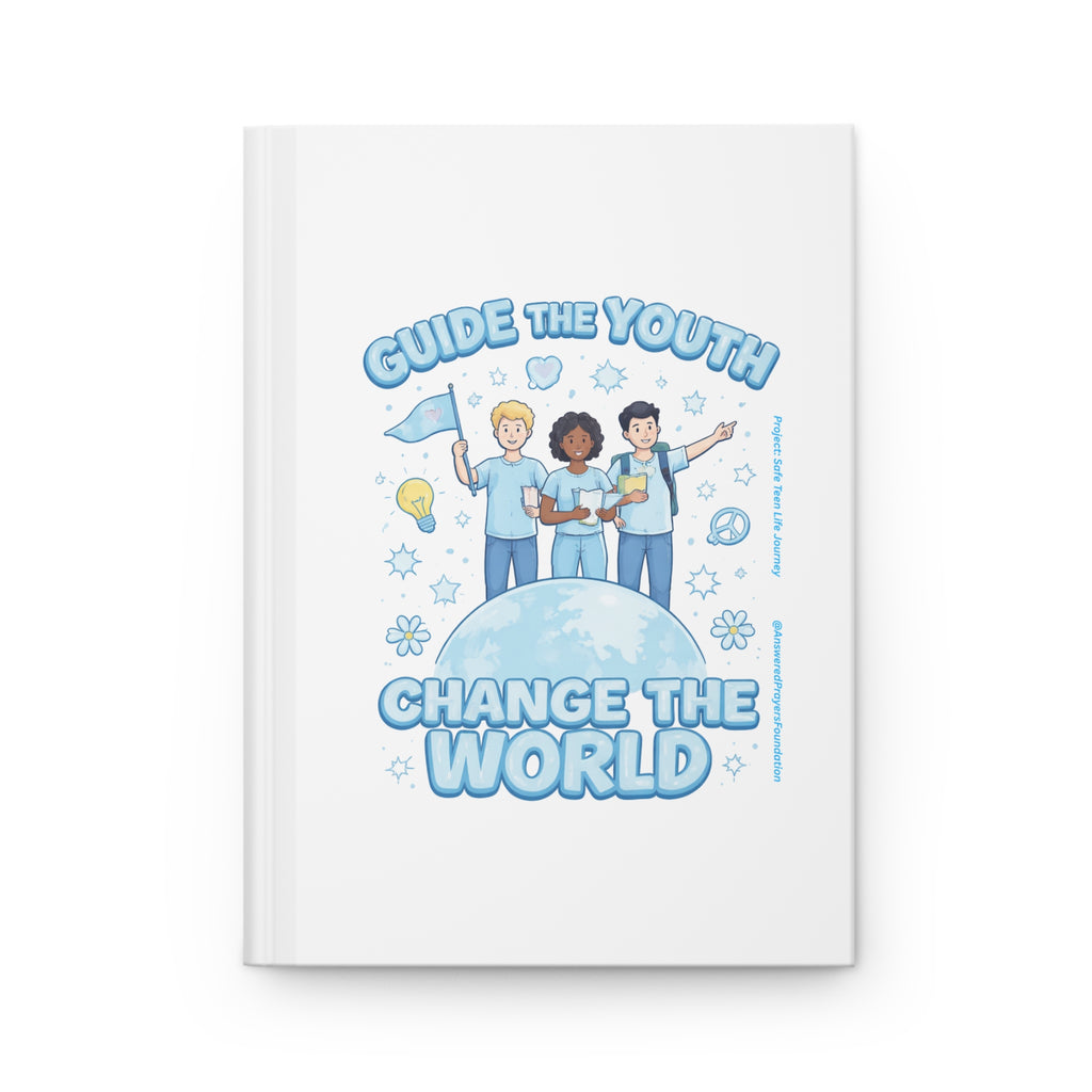 Guide the Youth Change the World Hardcover Journal | Inspirational Youth Leadership Notebook