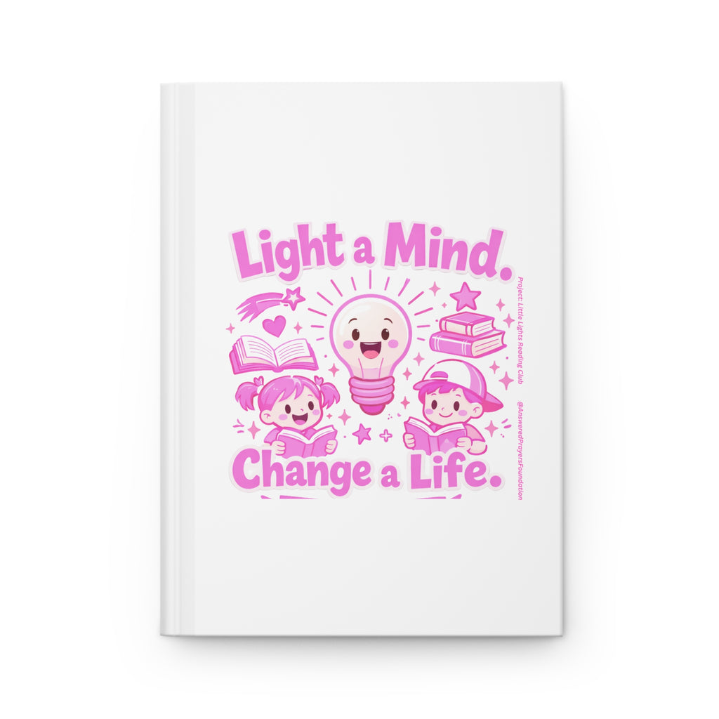 Light a Mind Change a Life Journal | Teacher Inspiration Hardcover Notebook