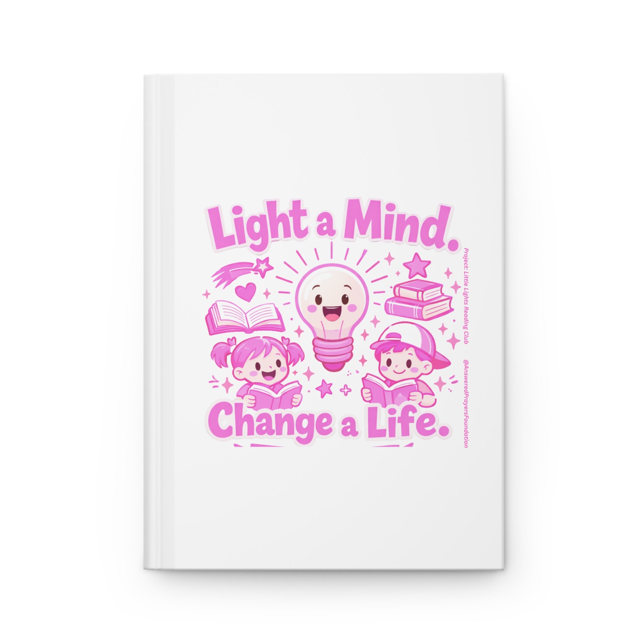 Light a Mind Change a Life Journal | Teacher Inspiration Hardcover Notebook