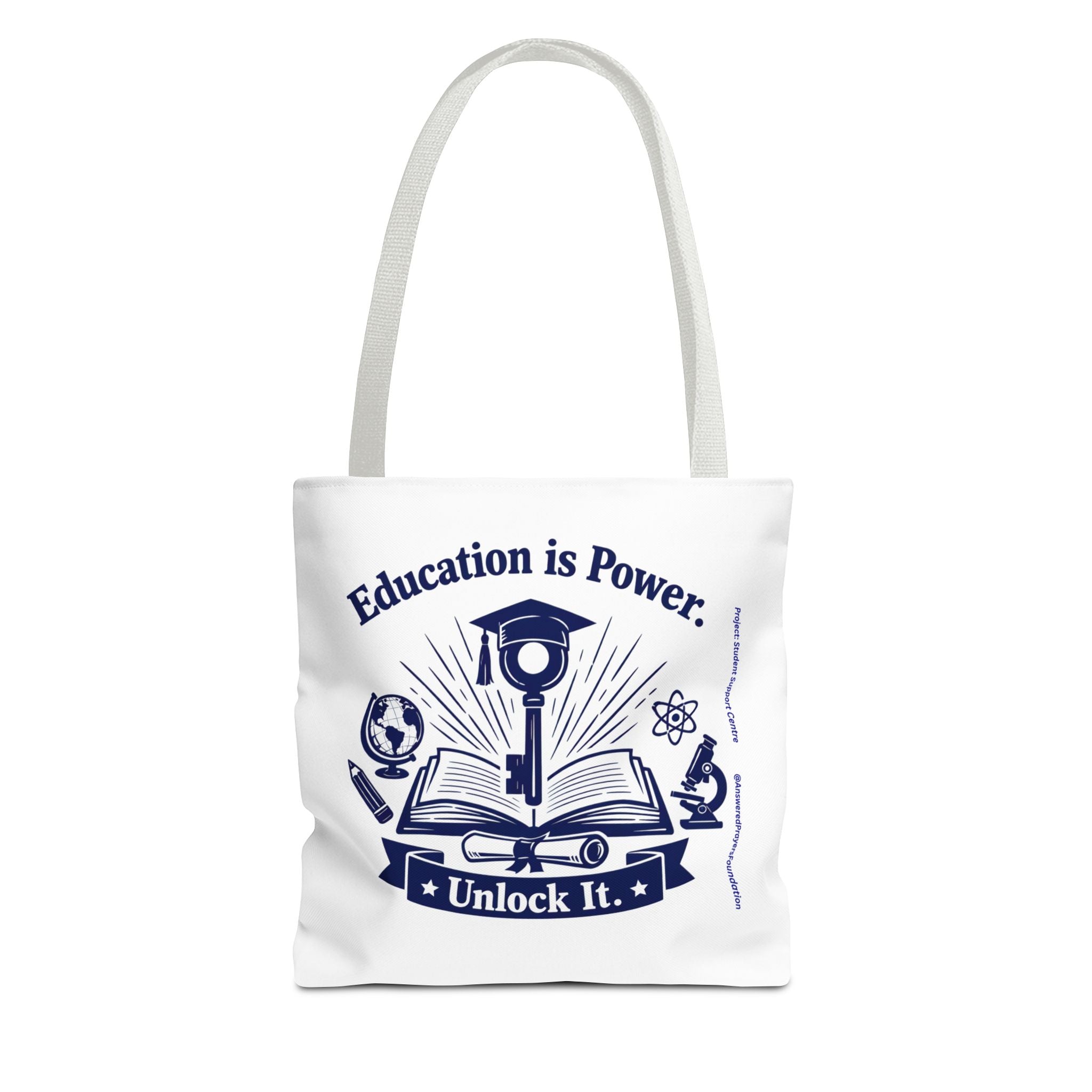 Education Is Power Unlock It Tote Bag | Tote Bag