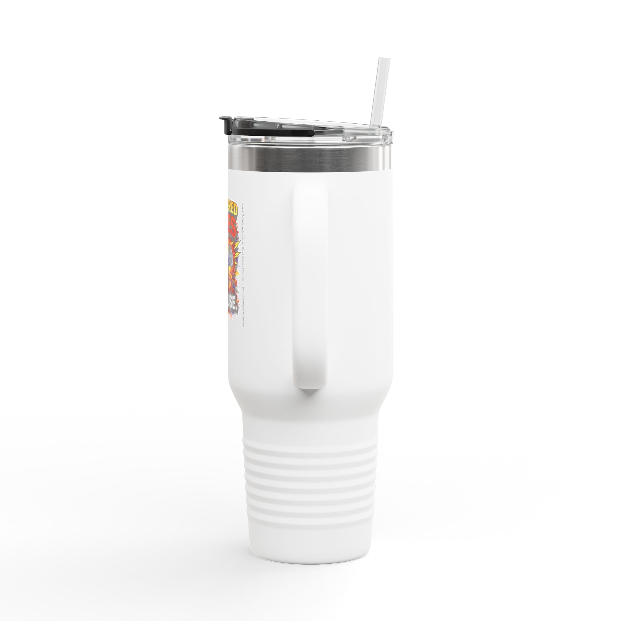 Empowered Voices End Abuse 40oz Travel Mug | Insulated Tumbler