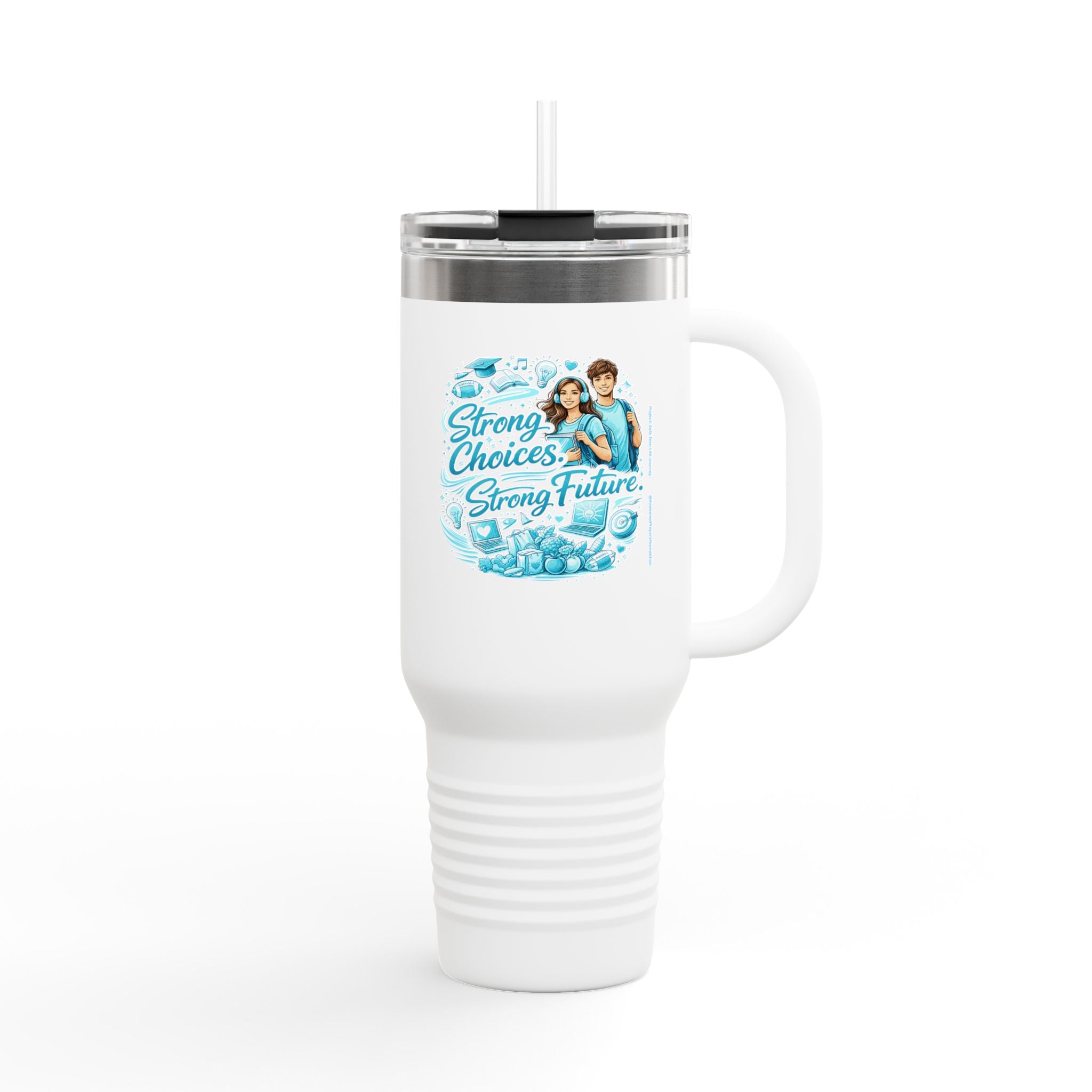 Strong Choices Strong Future Travel Mug | 40oz Insulated Tumbler