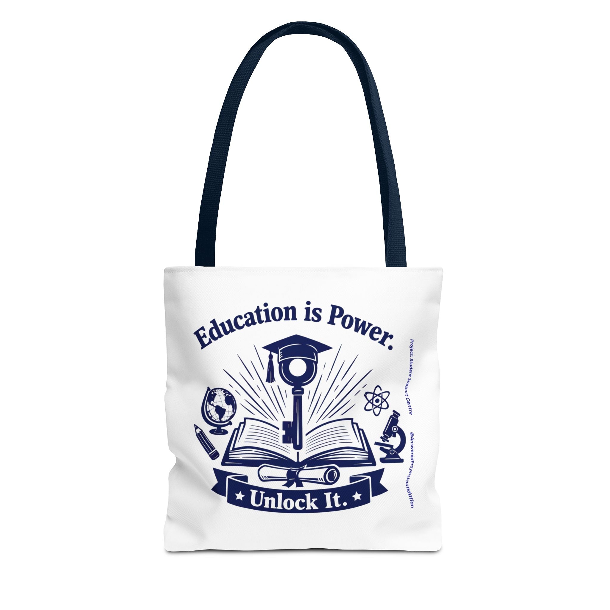 Education Is Power Unlock It Tote Bag | Tote Bag