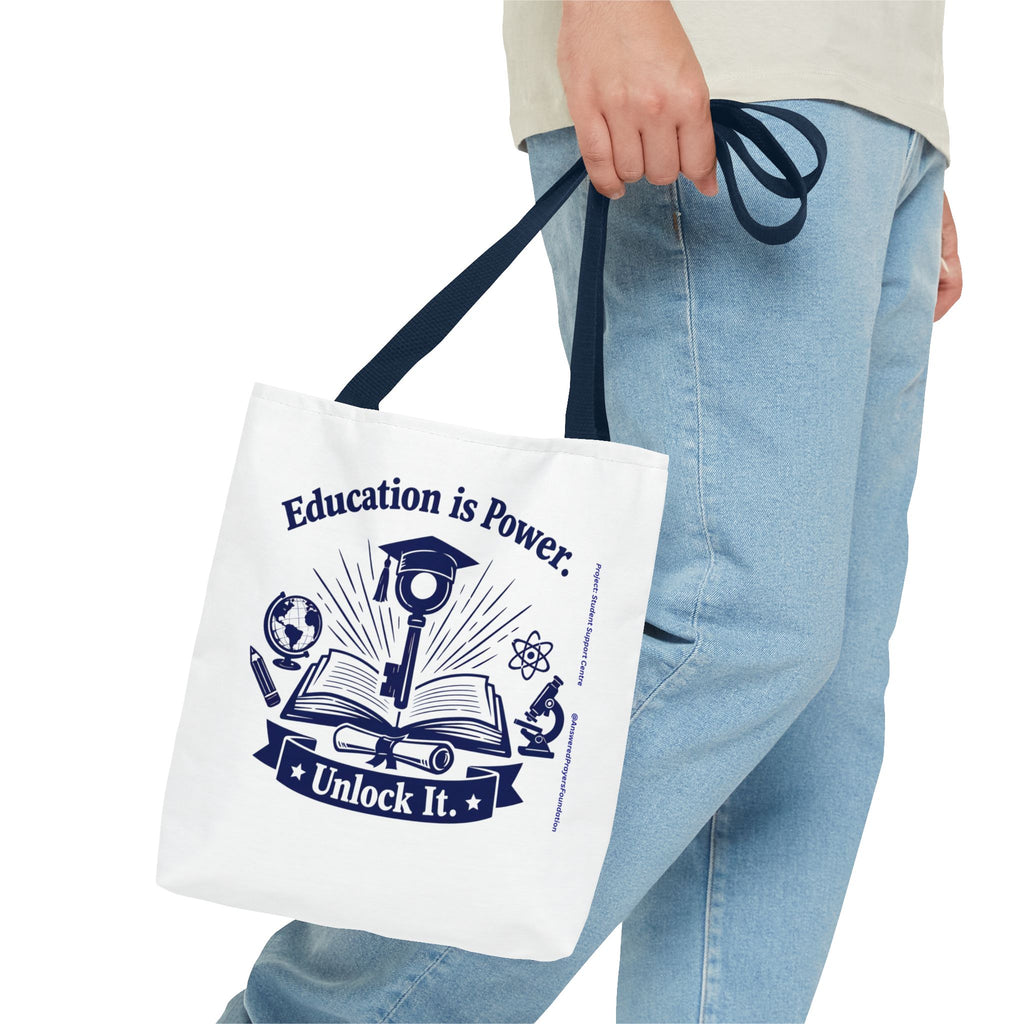 Education Is Power Unlock It Tote Bag | Tote Bag