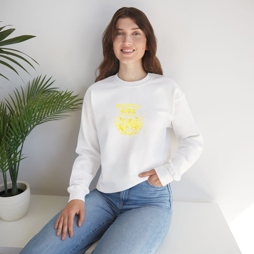 They Raised Us Now We Rise for Them Crewneck Sweatshirt