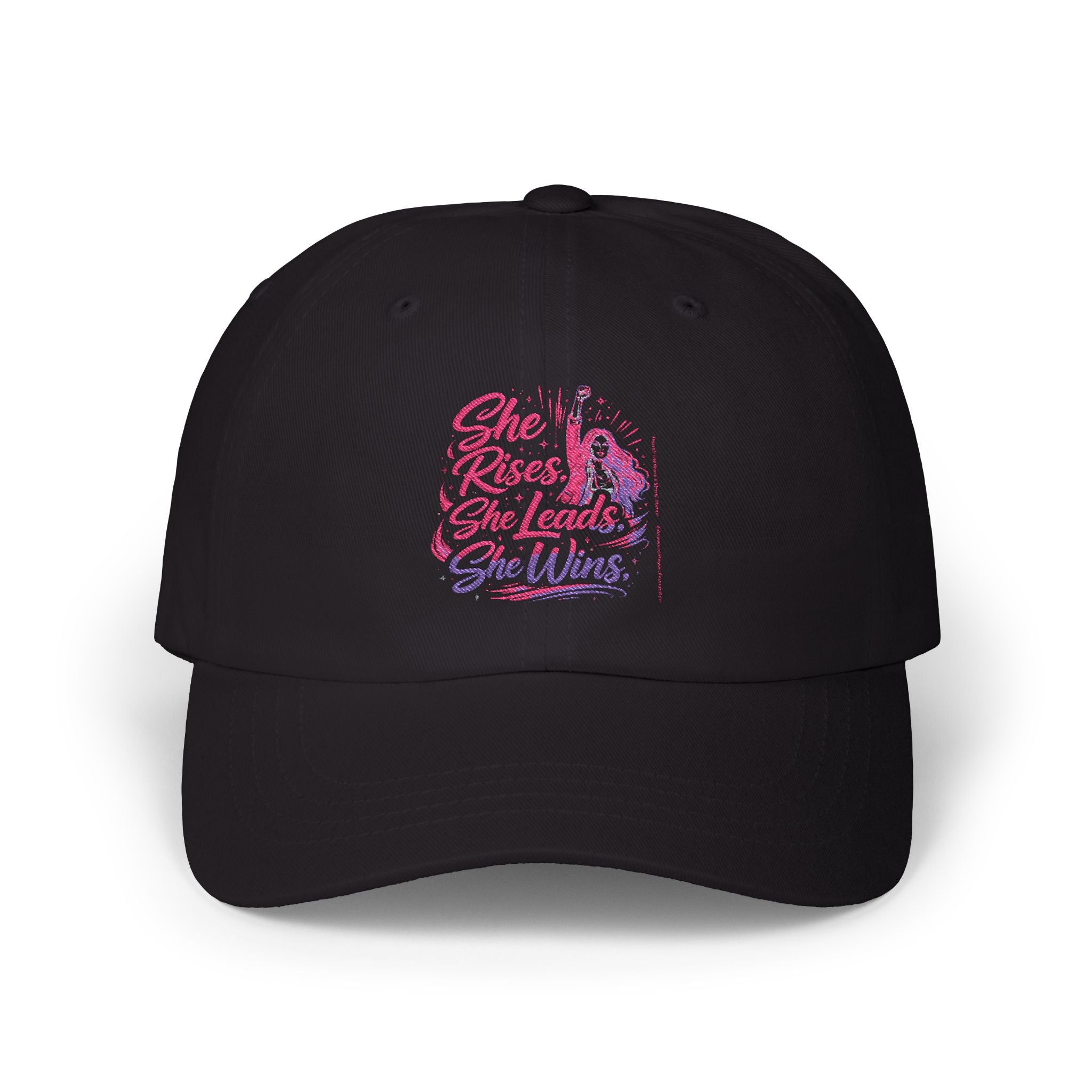She Rises She Leads She Wins Cap | Classic Hat