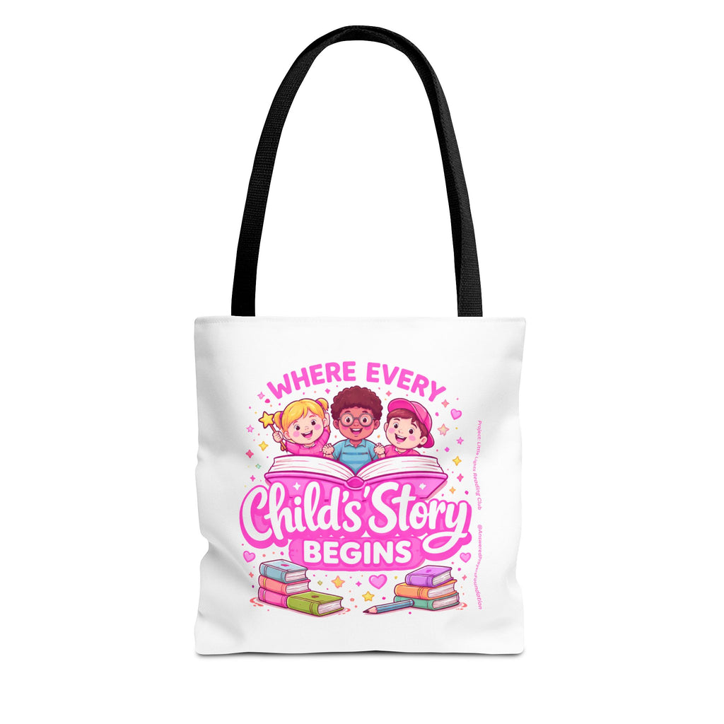 Where Every Child's Story Begins Tote Bag | Reading Kids