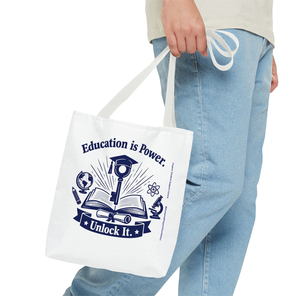 Education Is Power Unlock It Tote Bag | Tote Bag
