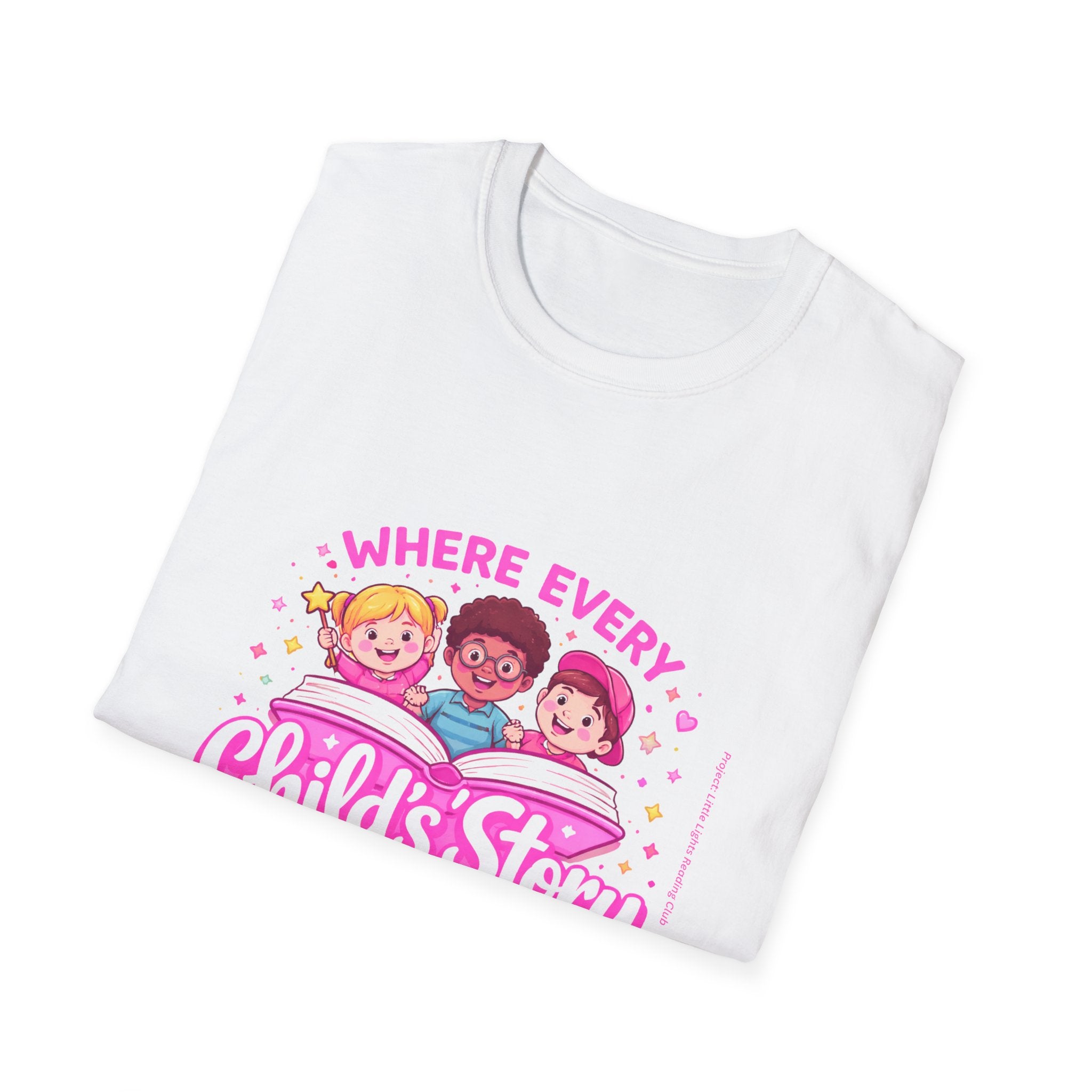 Where Every Child's Story Begins T-Shirt | Reading Awareness T-Shirt