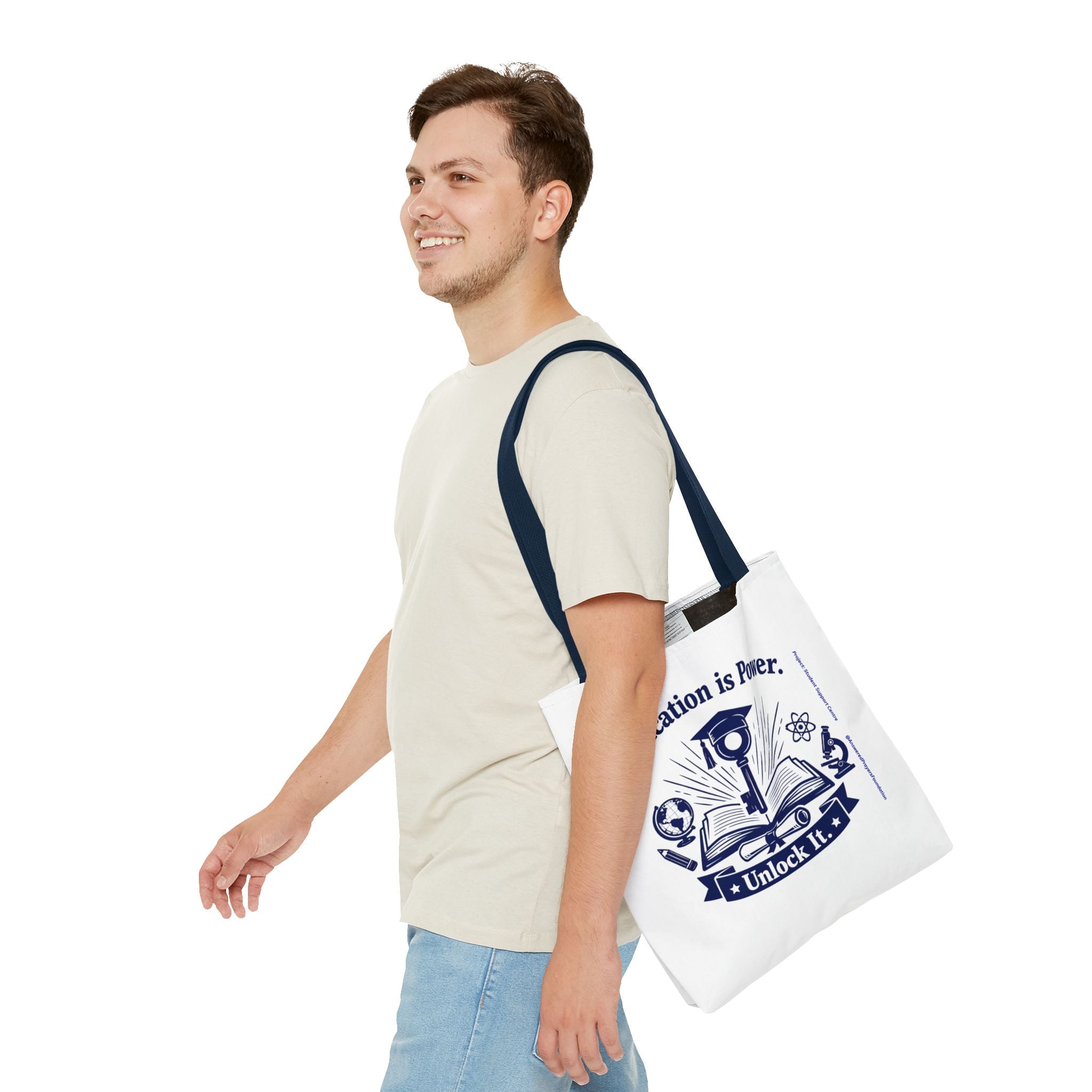 Education Is Power Unlock It Tote Bag | Tote Bag